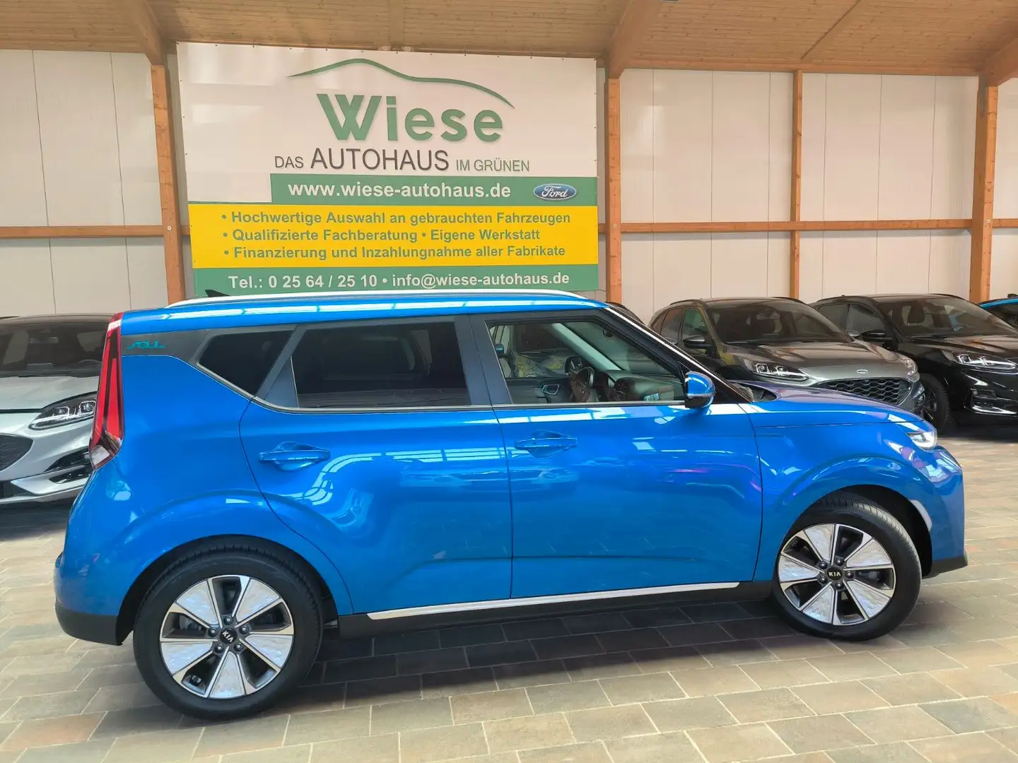 Kia Soul e Soul Spirit,ACC,3 Phasen Lader,SOH:100% Modrá - 2