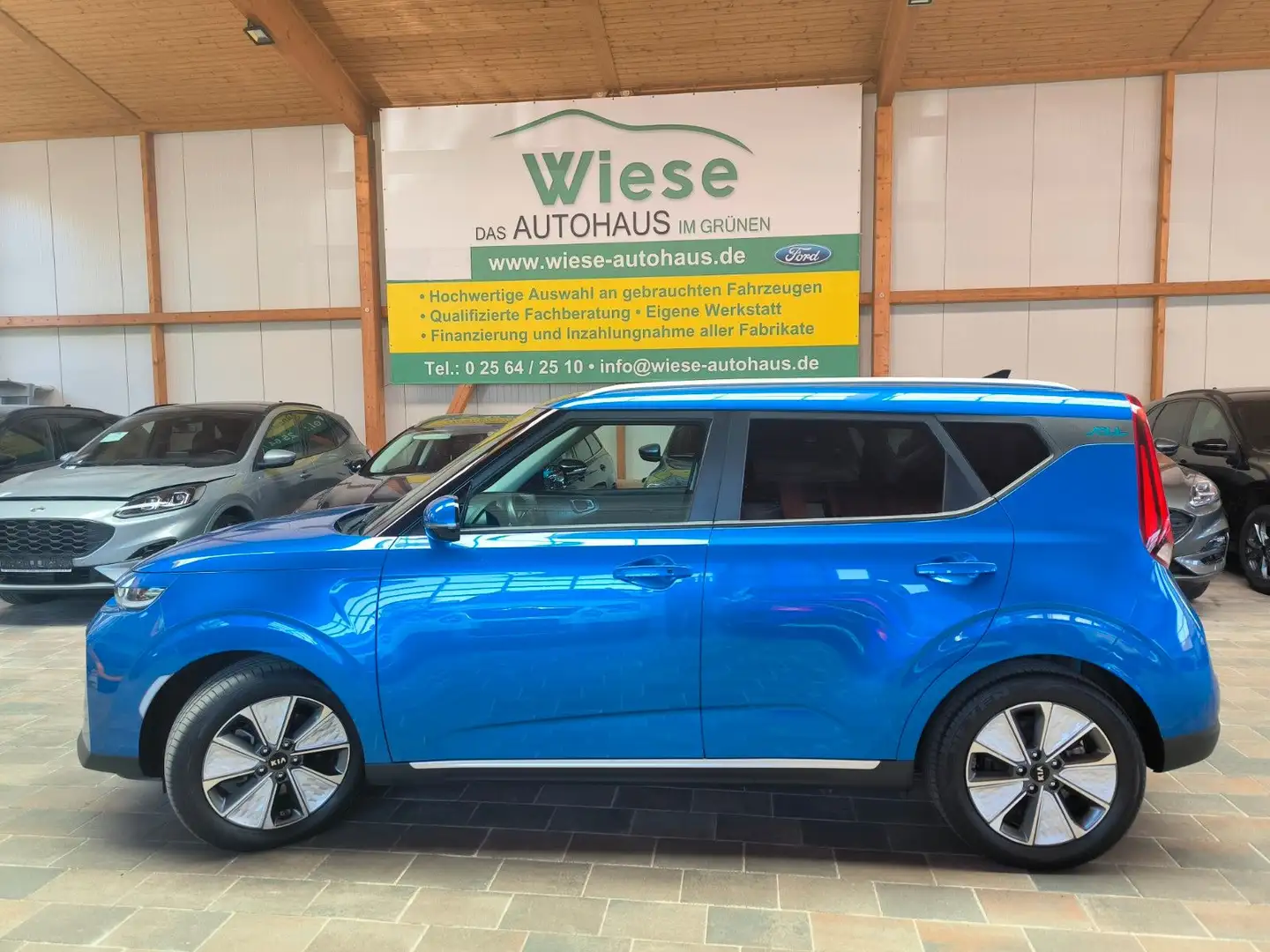 Kia Soul e Soul Spirit,ACC,3 Phasen Lader,SOH:100% Modrá - 1