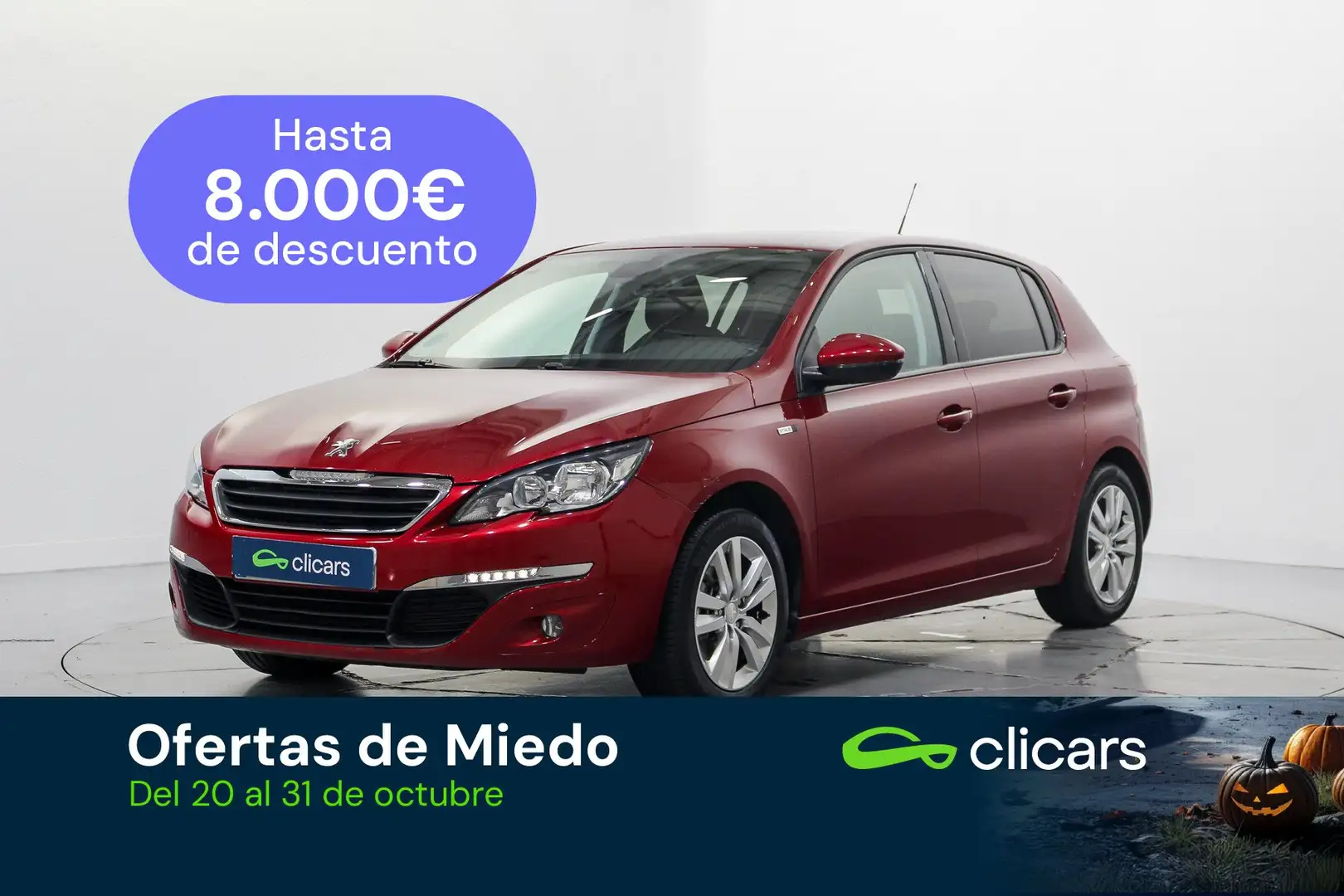 Peugeot 308 1.2 PureTech S&S Style 130 Rouge - 1