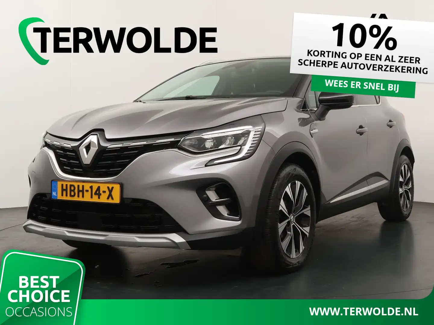 Renault Captur 1.3 mild hybrid 140 techno | Groot Navigatie | Par Grijs - 1
