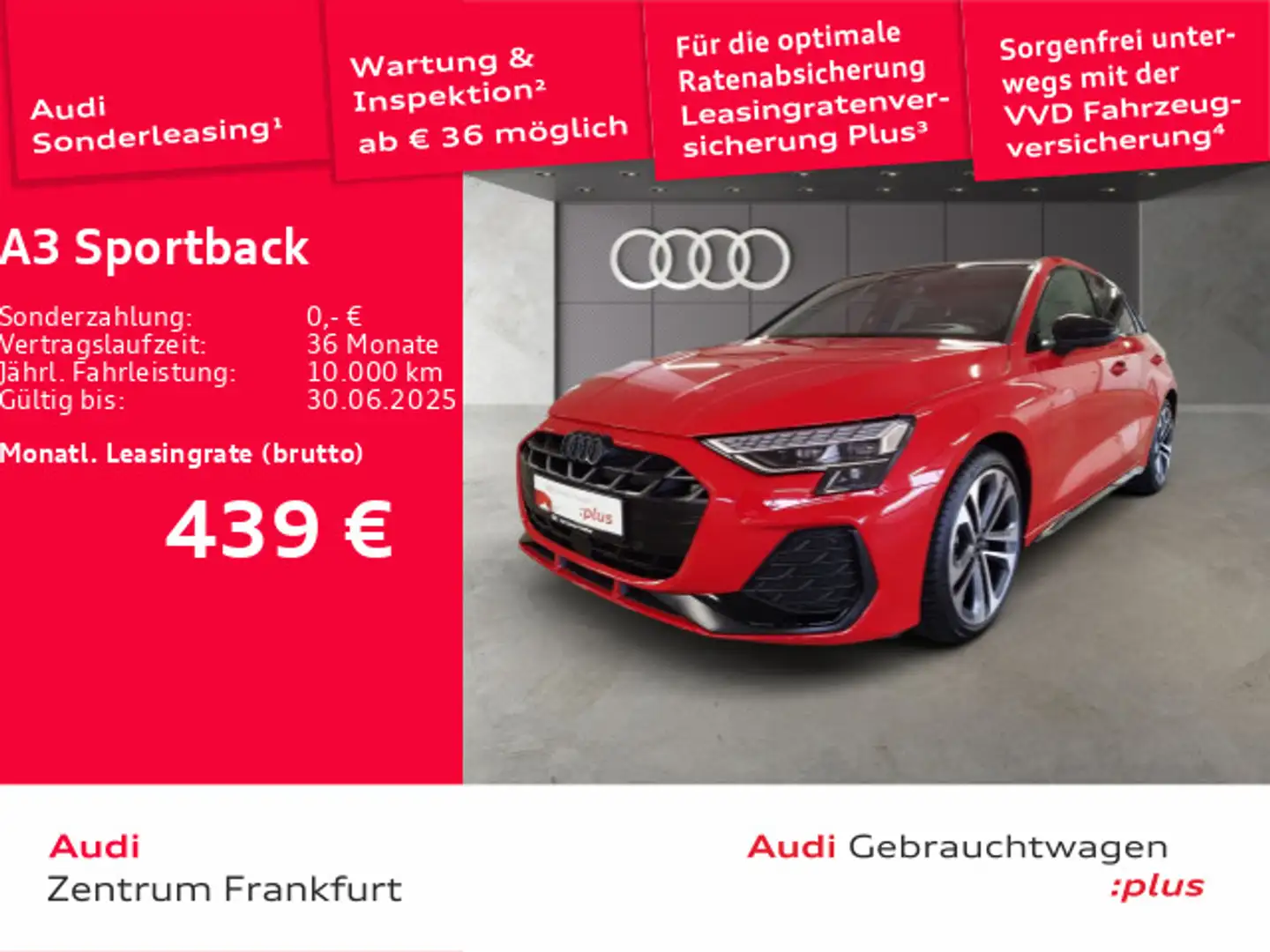Audi A3 35 TFSI S tronic S line LED B&O HuD Rot - 1