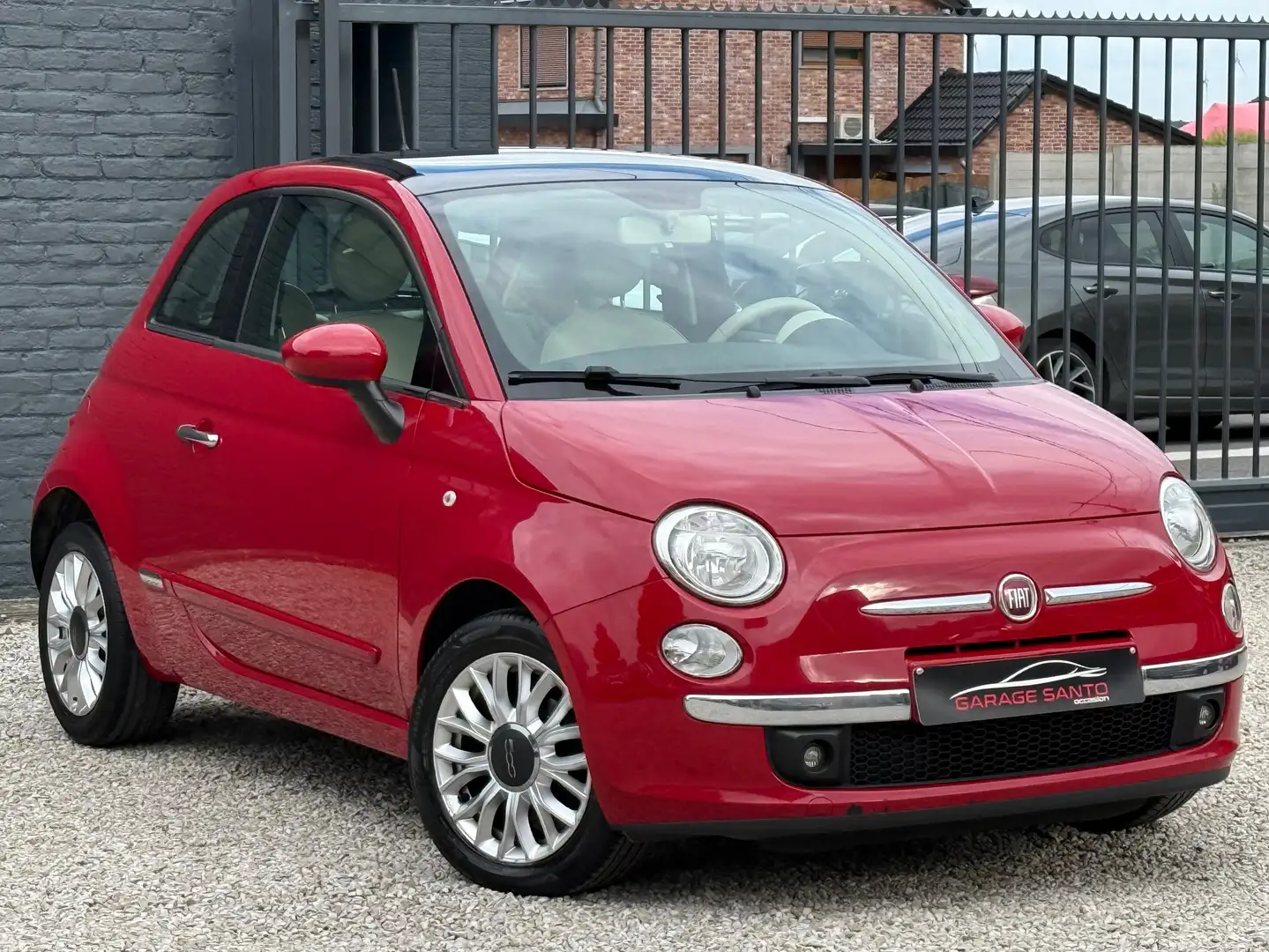 Fiat 500 500 1.2i Lounge Edition /ToitPano/Ac/Pdc/Garantie/ Rot - 2