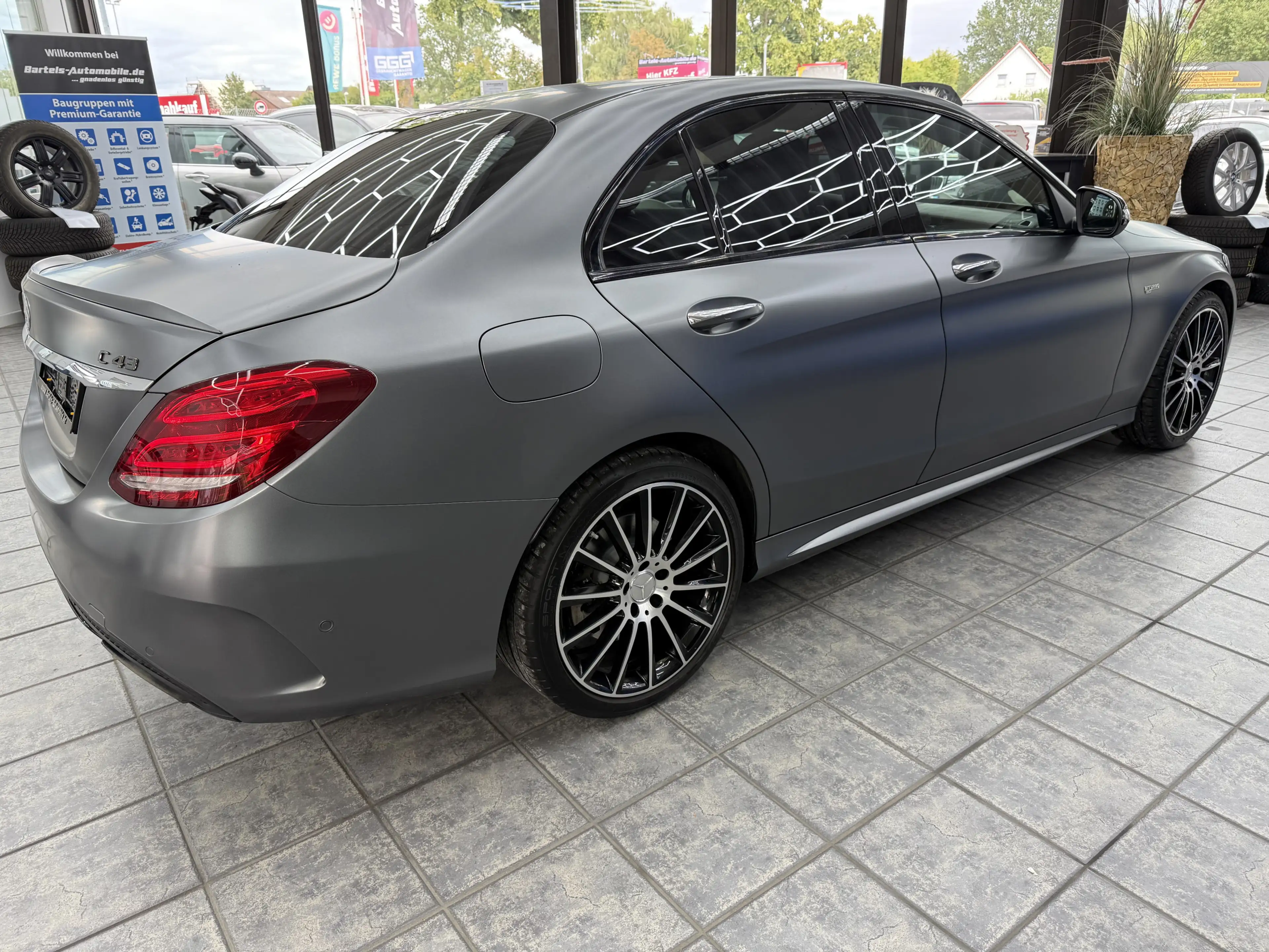 Mercedes-Benz C 43 AMG 4Matic, Klappe, 360°, Burmester, Matt — photo 14