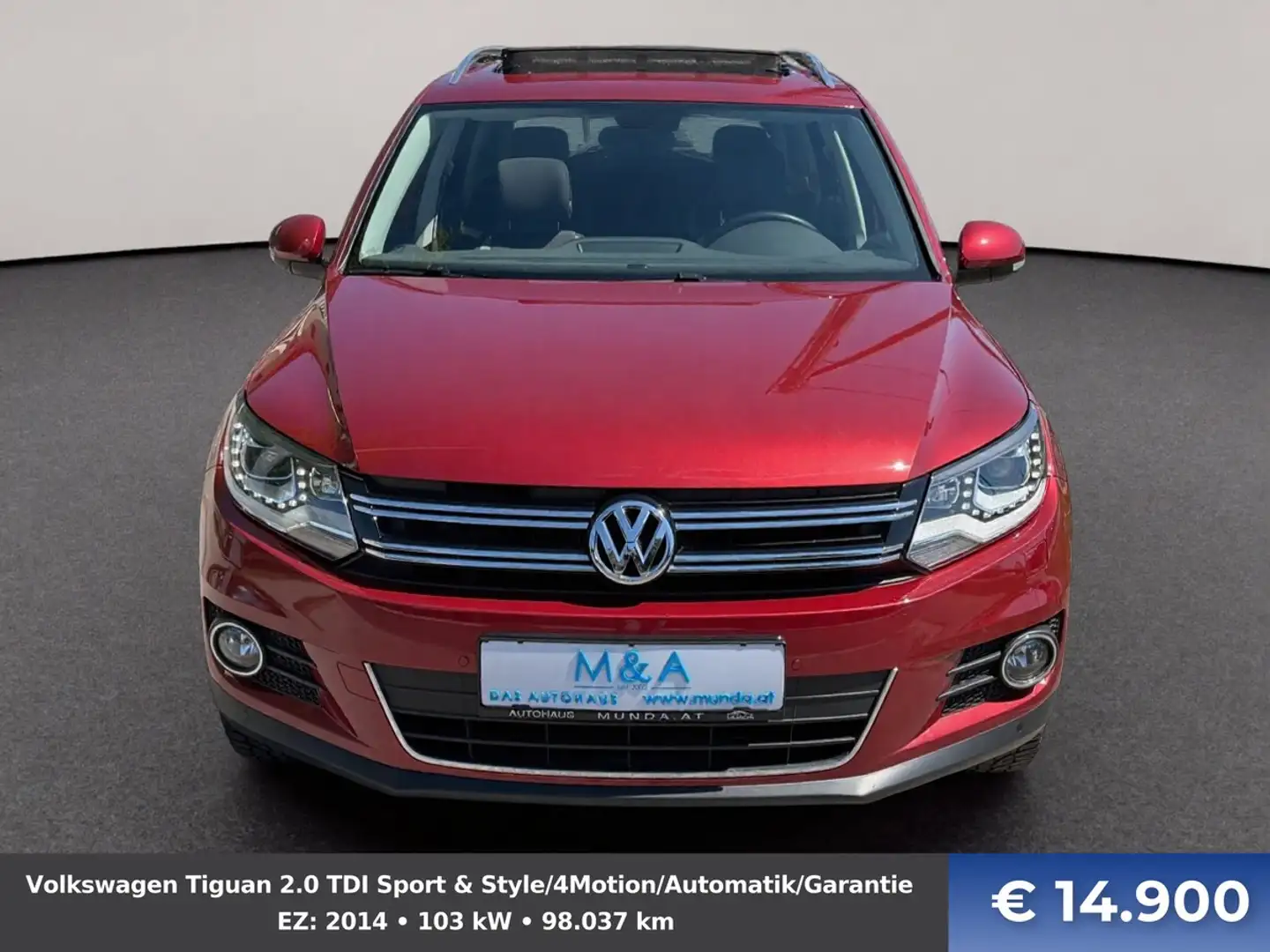 Volkswagen Tiguan 2.0 TDI Sport & Style/4Motion/Automatik/Garantie Rot - 2