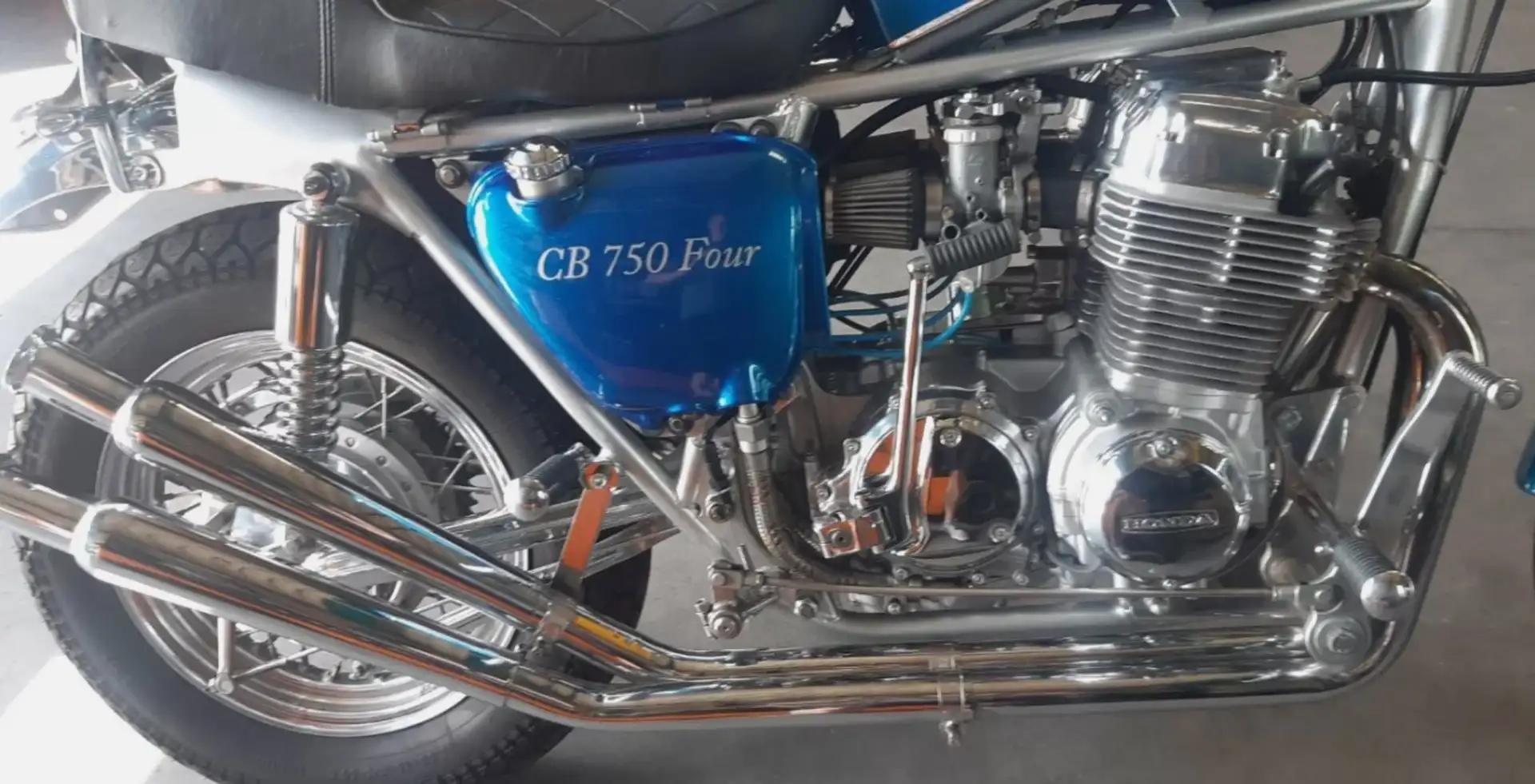 Honda CB 750 four Bleu - 1