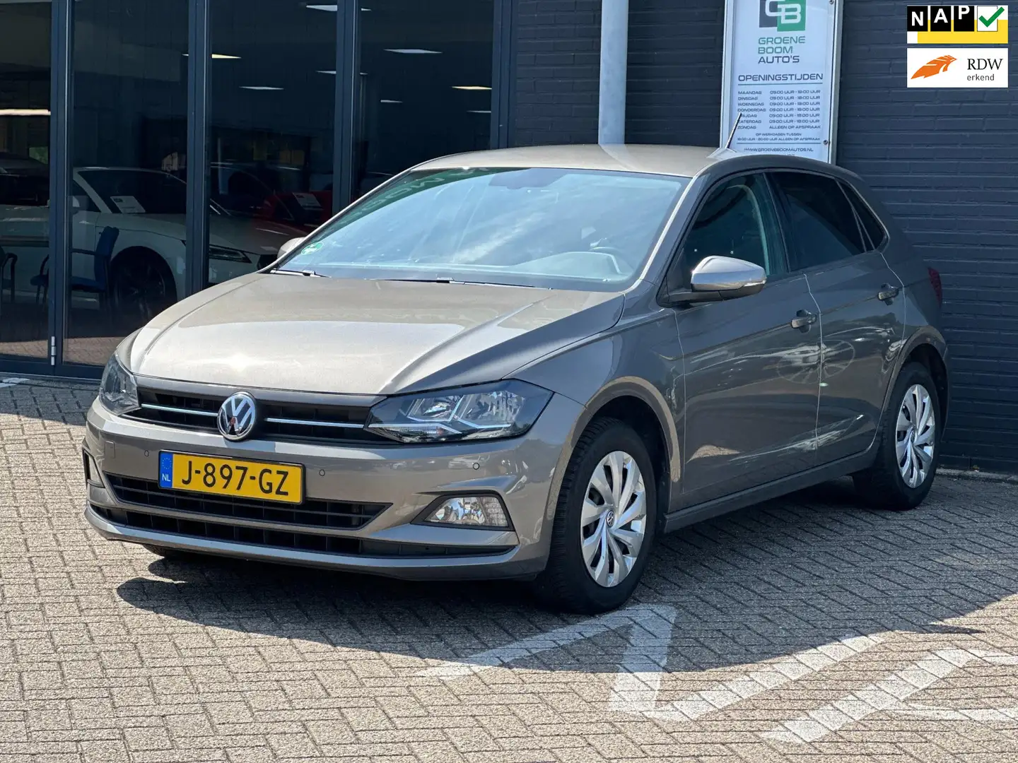 Volkswagen Polo 1.0 TSI Comfortline/NAVI/APP-CONNECT/AIRCO/NL-AUTO Gris - 1