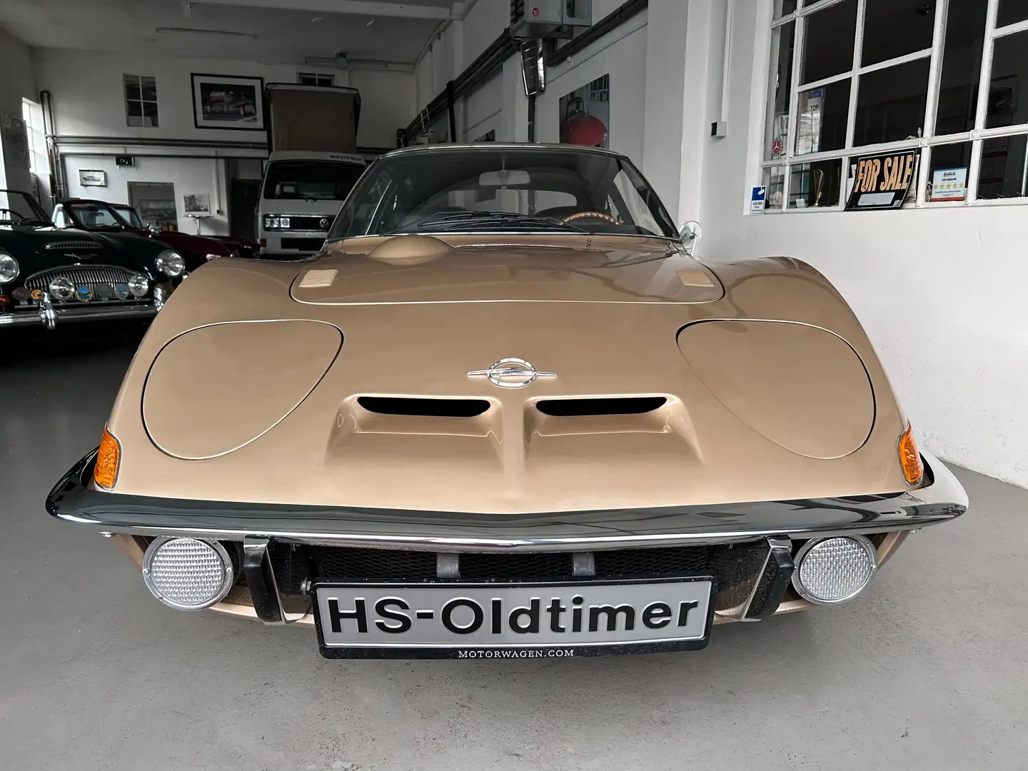 Opel GT GT 1900 Coupe mit top Blechsubstanz Gold - 1