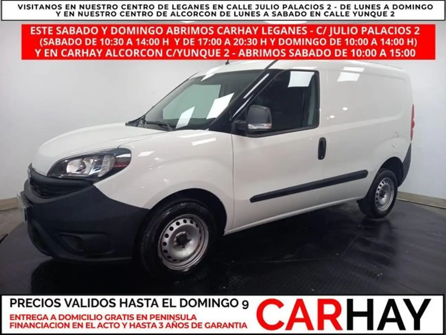 Fiat CARGO FURGÓN BASE PLUS 1.3 MJET 70KW Blanc - 1