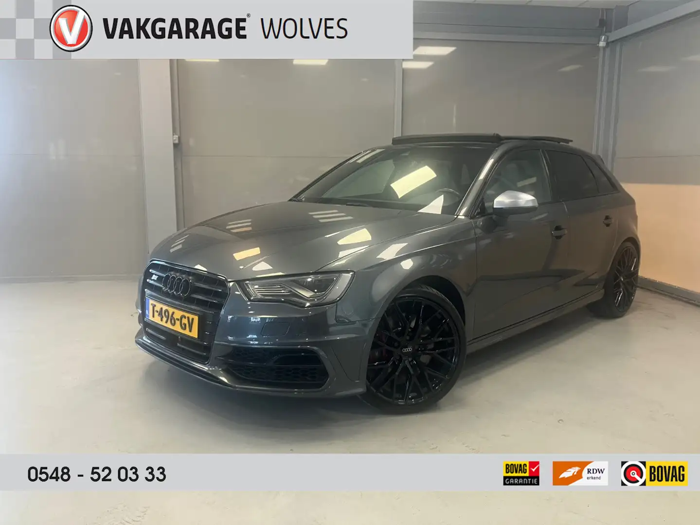 Audi A3 Sportback 2.0 TFSI S3 quattro |PANODAK | VOL LEER Grau - 1