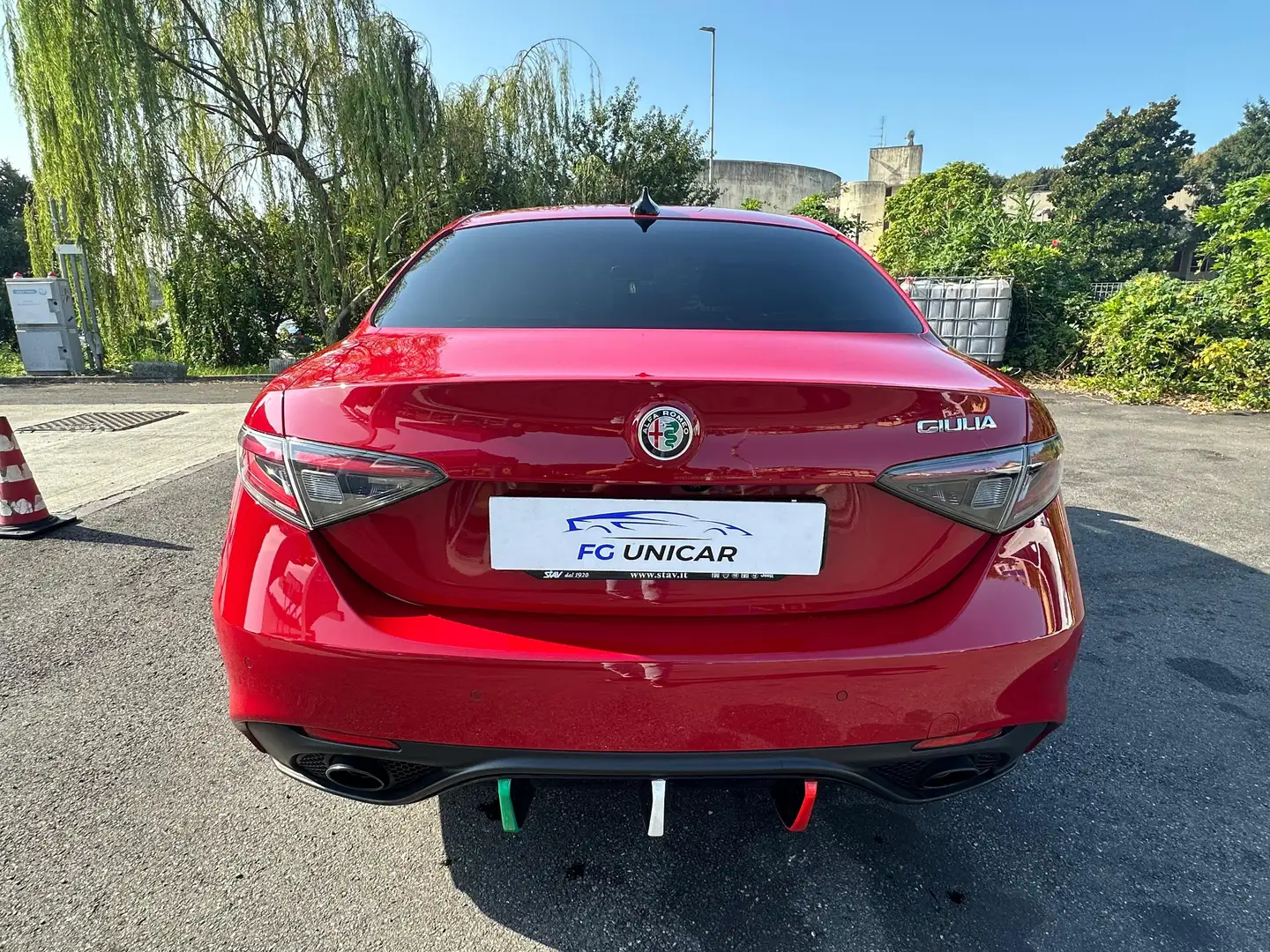 Alfa Romeo Giulia Giulia 2024 Veloce AT8 2.2 auto Rouge - 2