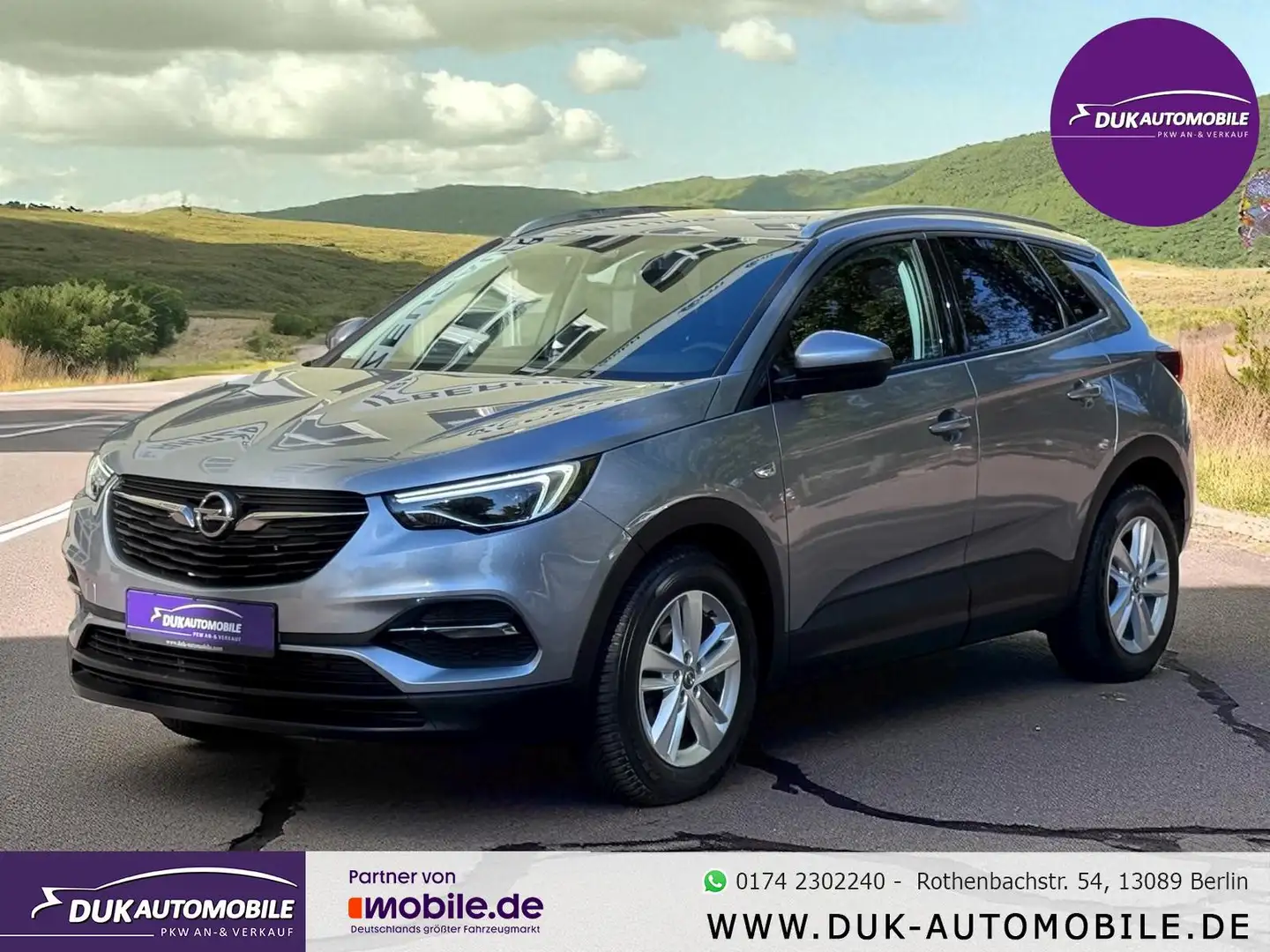Opel Grandland Edition *Navi*Apple CarPlay* Gris - 1