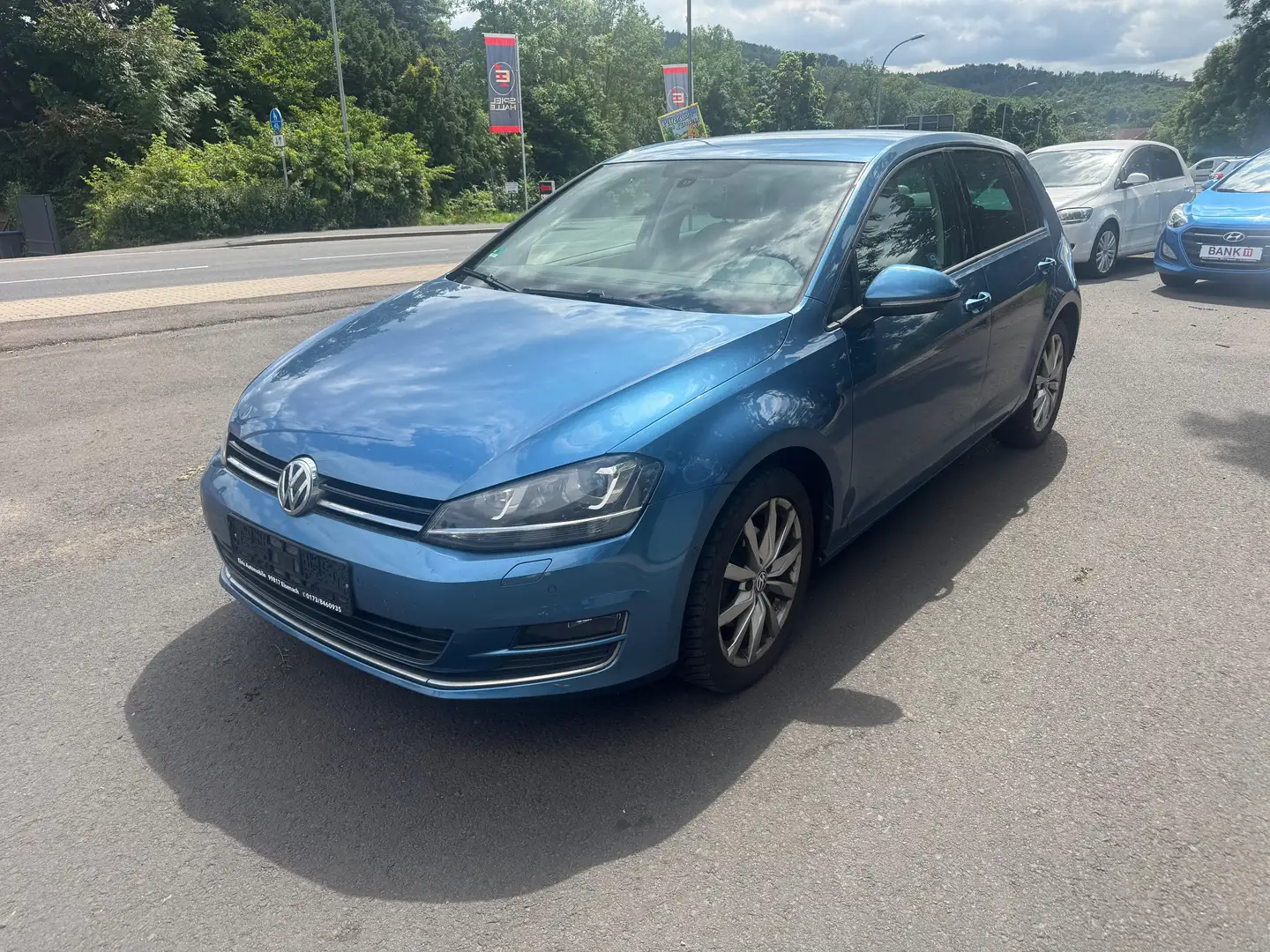 Volkswagen Golf Highline BMT Xenon Blau - 1