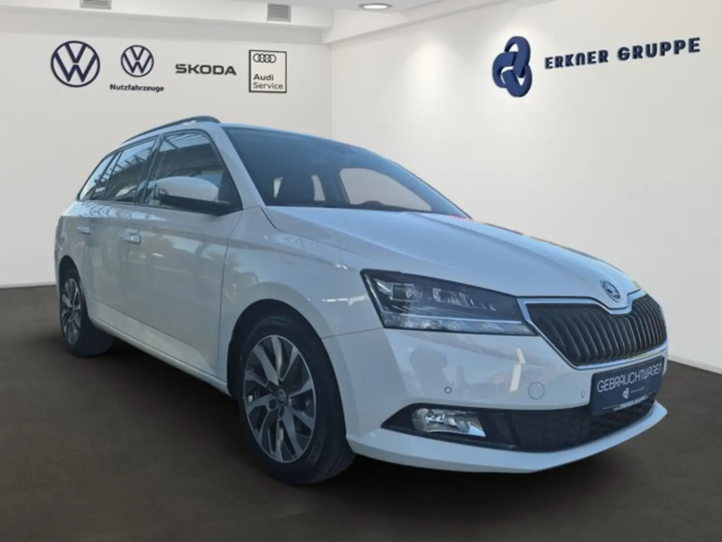 Skoda Fabia Combi Best of 1.0 TSI +LED+TEMPOMAT+NAVI+SITZHZ+++ Blanc - 2