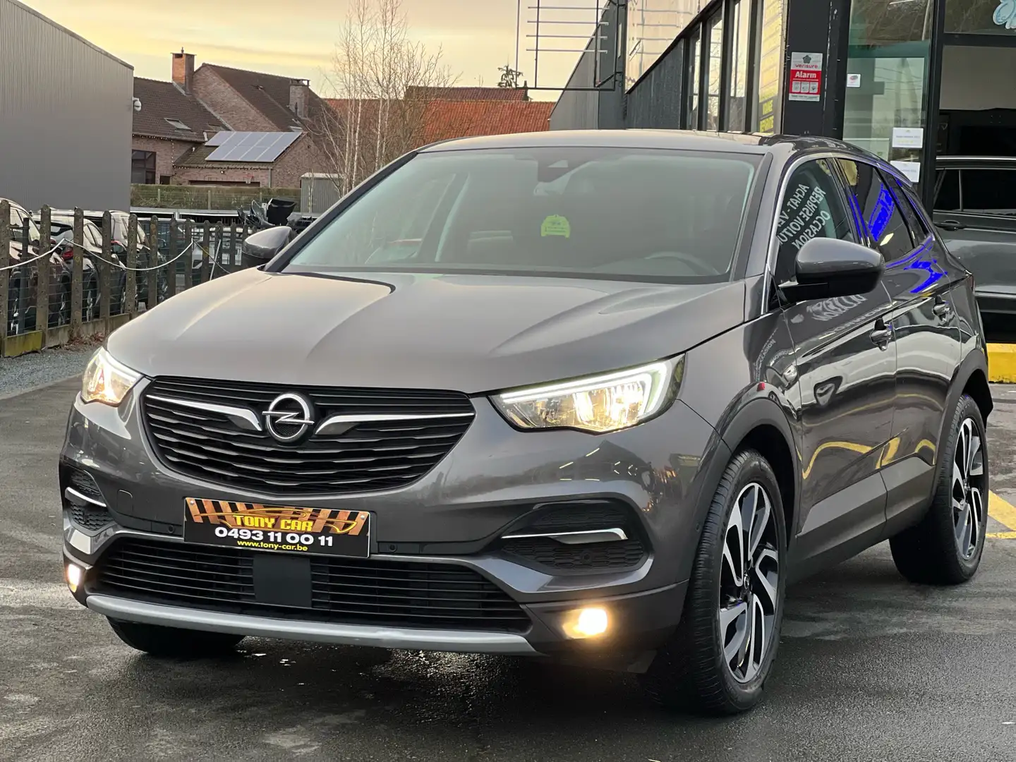 Opel Grandland X 1.2Turbo*boîte auto*NAVI*CAMERA*CUIR*LD*Android Grey - 2