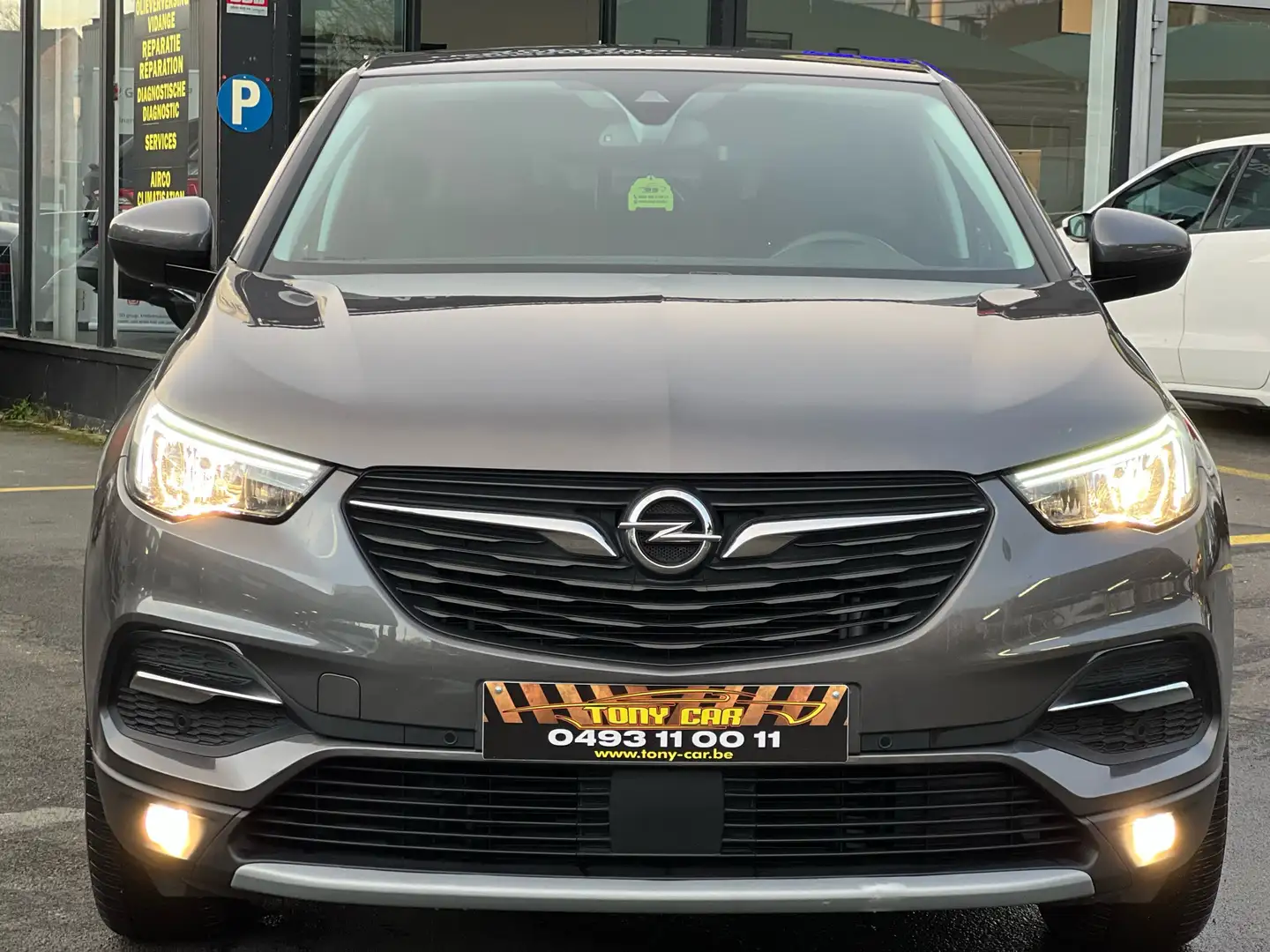 Opel Grandland X 1.2Turbo*boîte auto*NAVI*CAMERA*CUIR*LD*Android Grey - 1