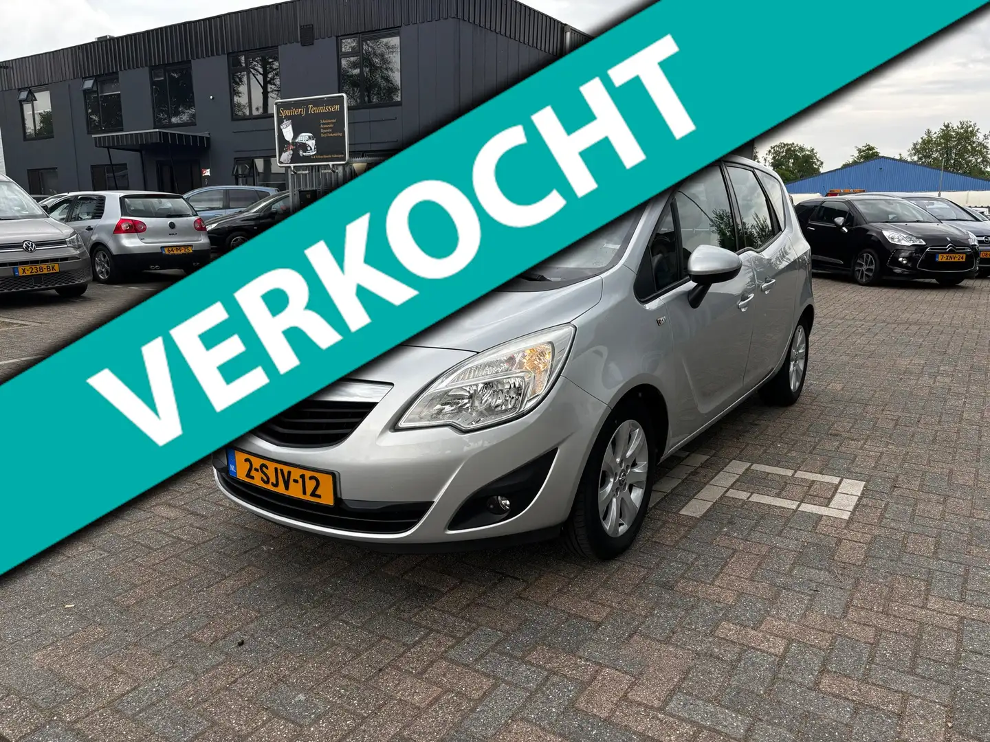 Opel Meriva 1.4 Turbo Berlin 3 mnd Garantie Nw APK Grau - 1