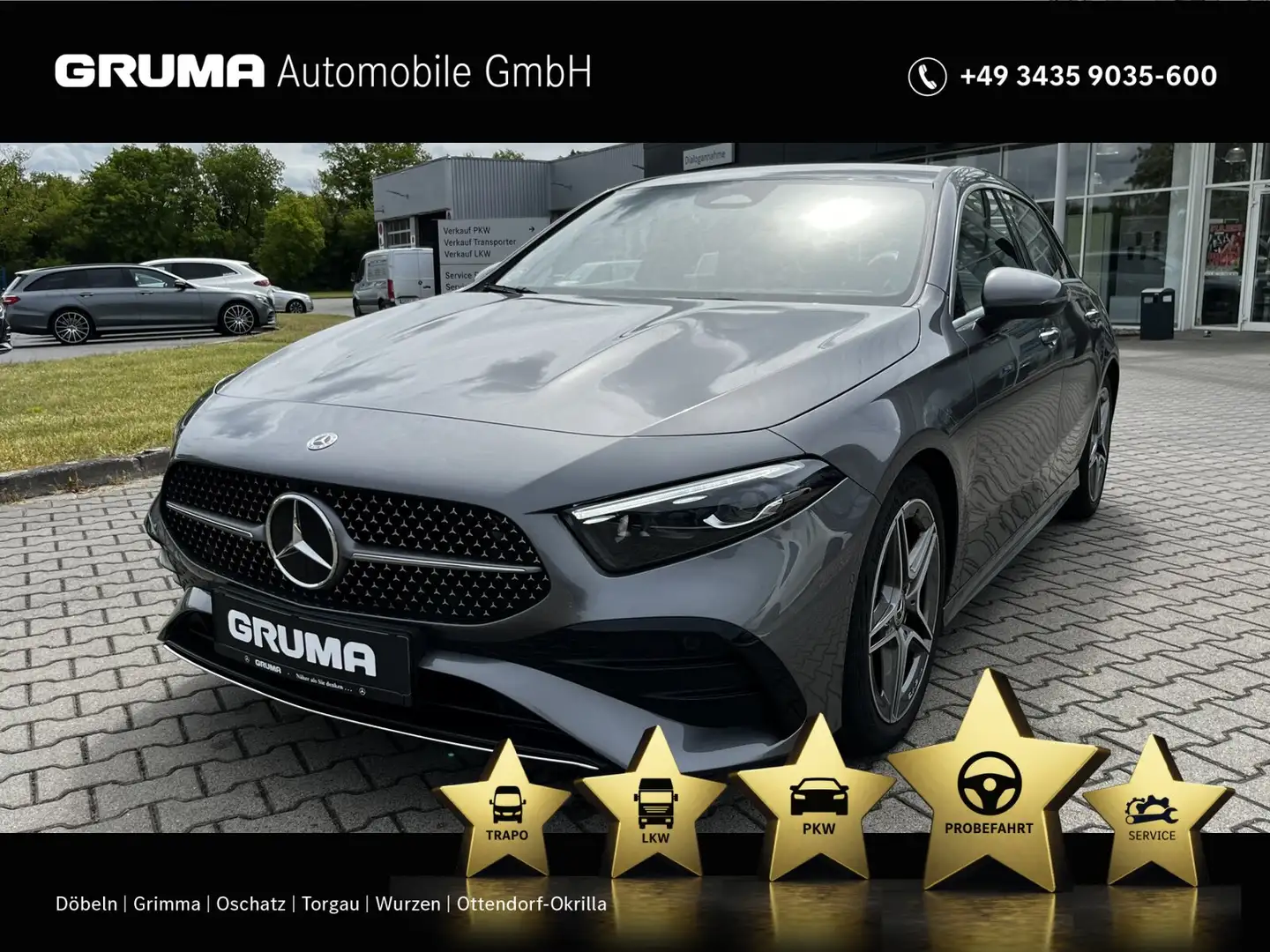 Mercedes-Benz A 200 A 200 d +AMG+Distronic+RüKa+DAB+KeyGo+Multibeam+ Grau - 1