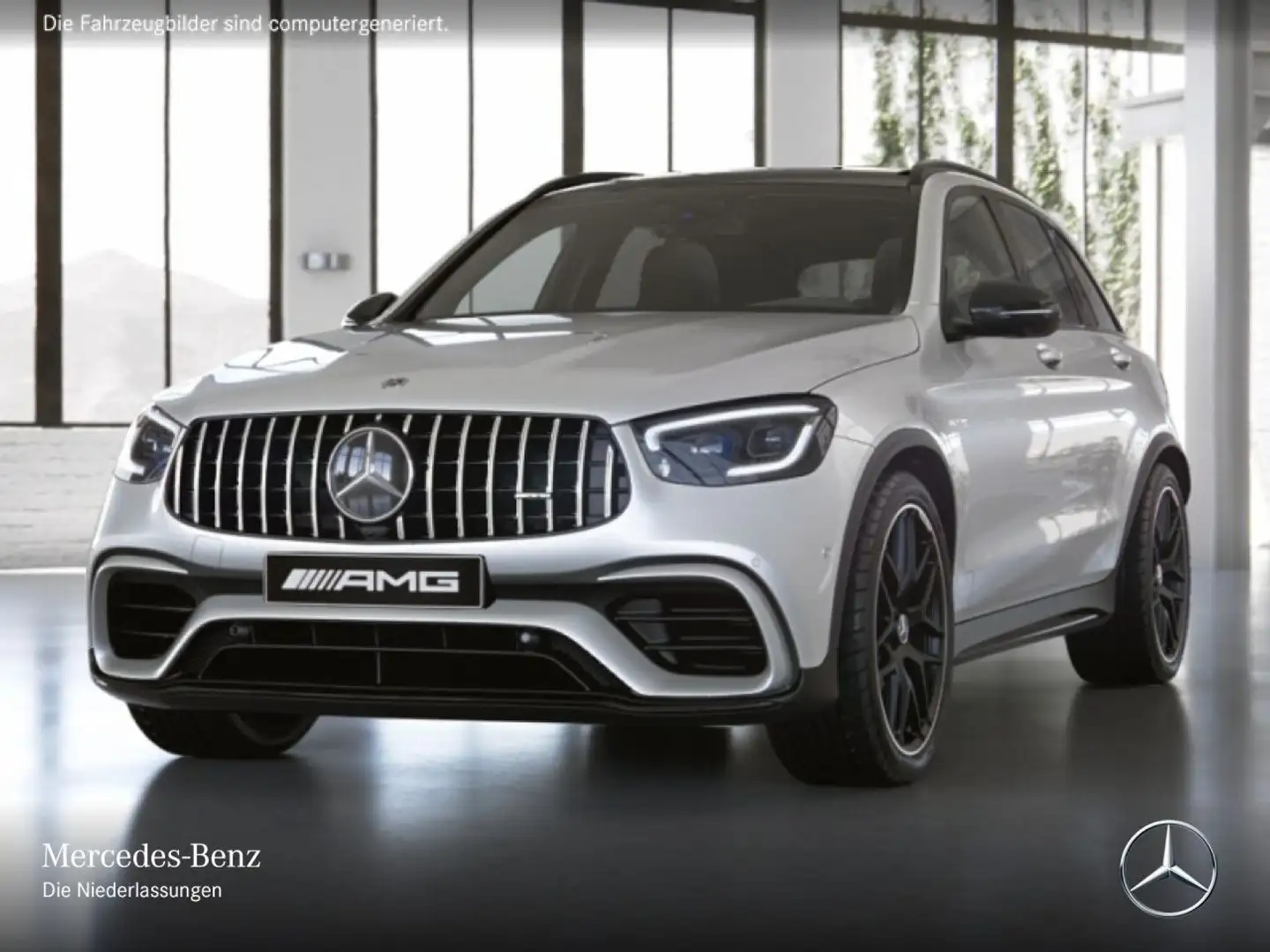Mercedes-Benz GLC 63 AMG GLC 63 S 4M NIGHT+DRIVERS+PANO+360+MULTIBEAM+9G Weiß - 2