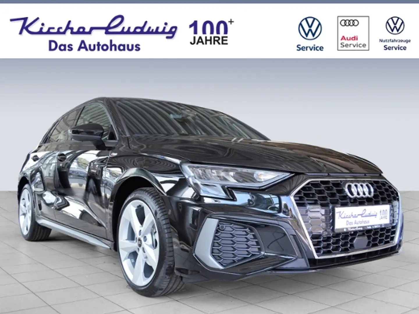 Audi A3 Sportback 35 1.5 TFSI S-tronic S line MMI KLIMA 1 Schwarz - 1