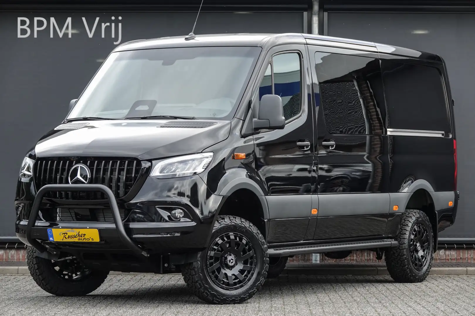 Mercedes-Benz Sprinter 4x4 319Cdi 190Pk 9G-tronic | L2H1 | Dubbele Cabine Negro - 1