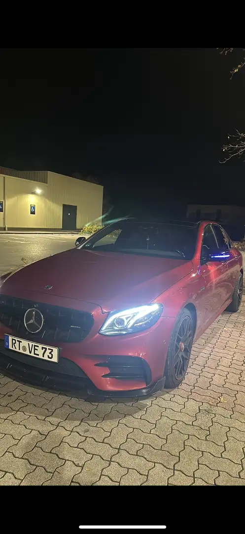 Mercedes-Benz E 43 AMG 4Matic 9G-TRONIC Rood - 1
