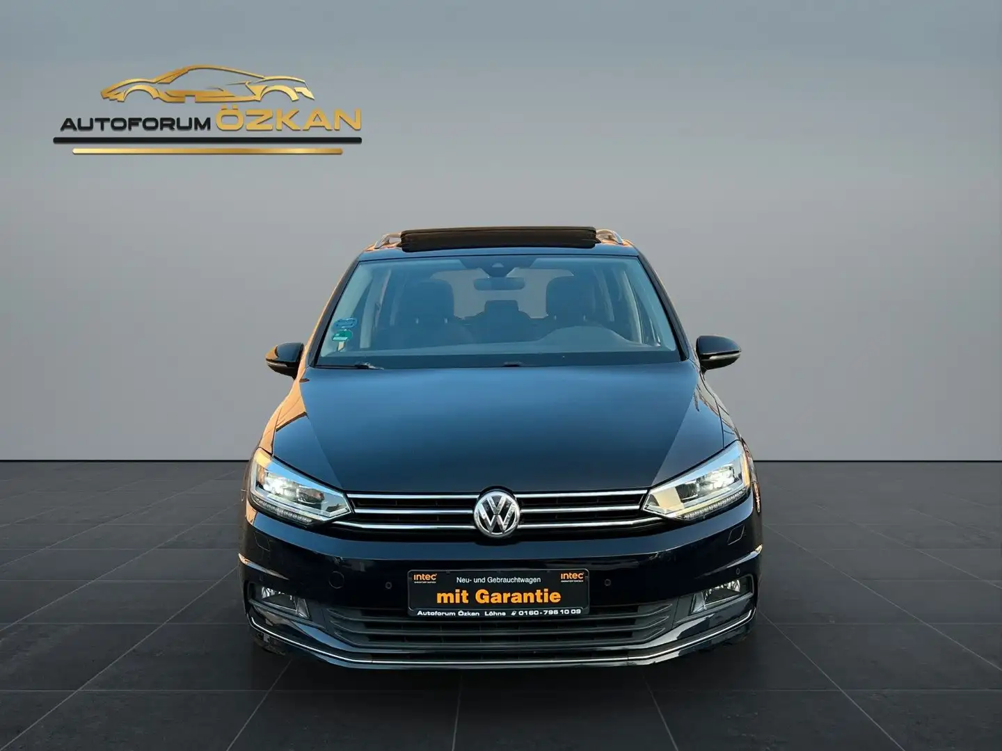 Volkswagen Touran 2.0 TDI Highline 7-Sitzer VOLL! Negro - 2
