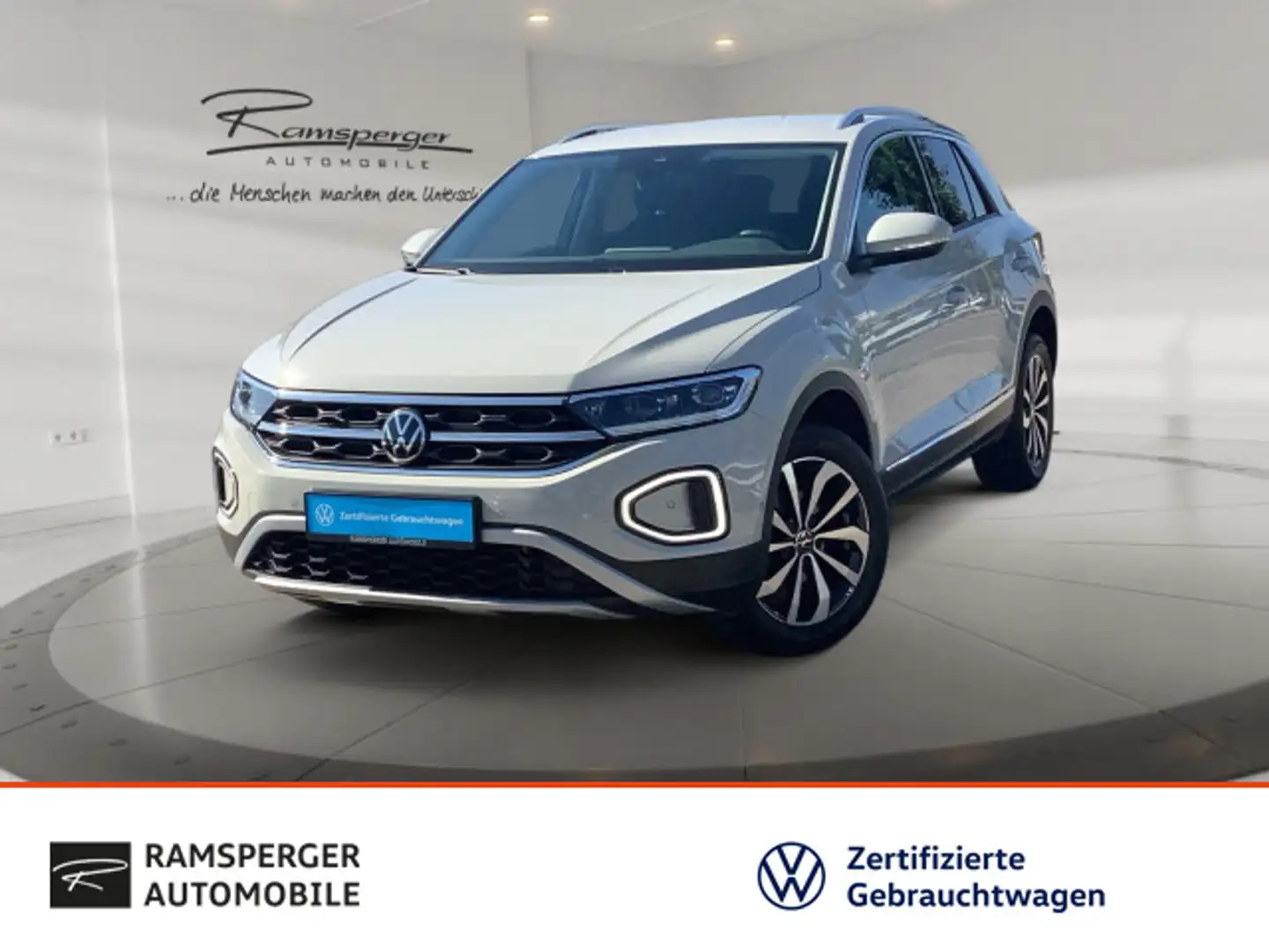 Volkswagen T-Roc 1.5 TSI DSG Style AHK ACC LED Navi PDC Grau - 1