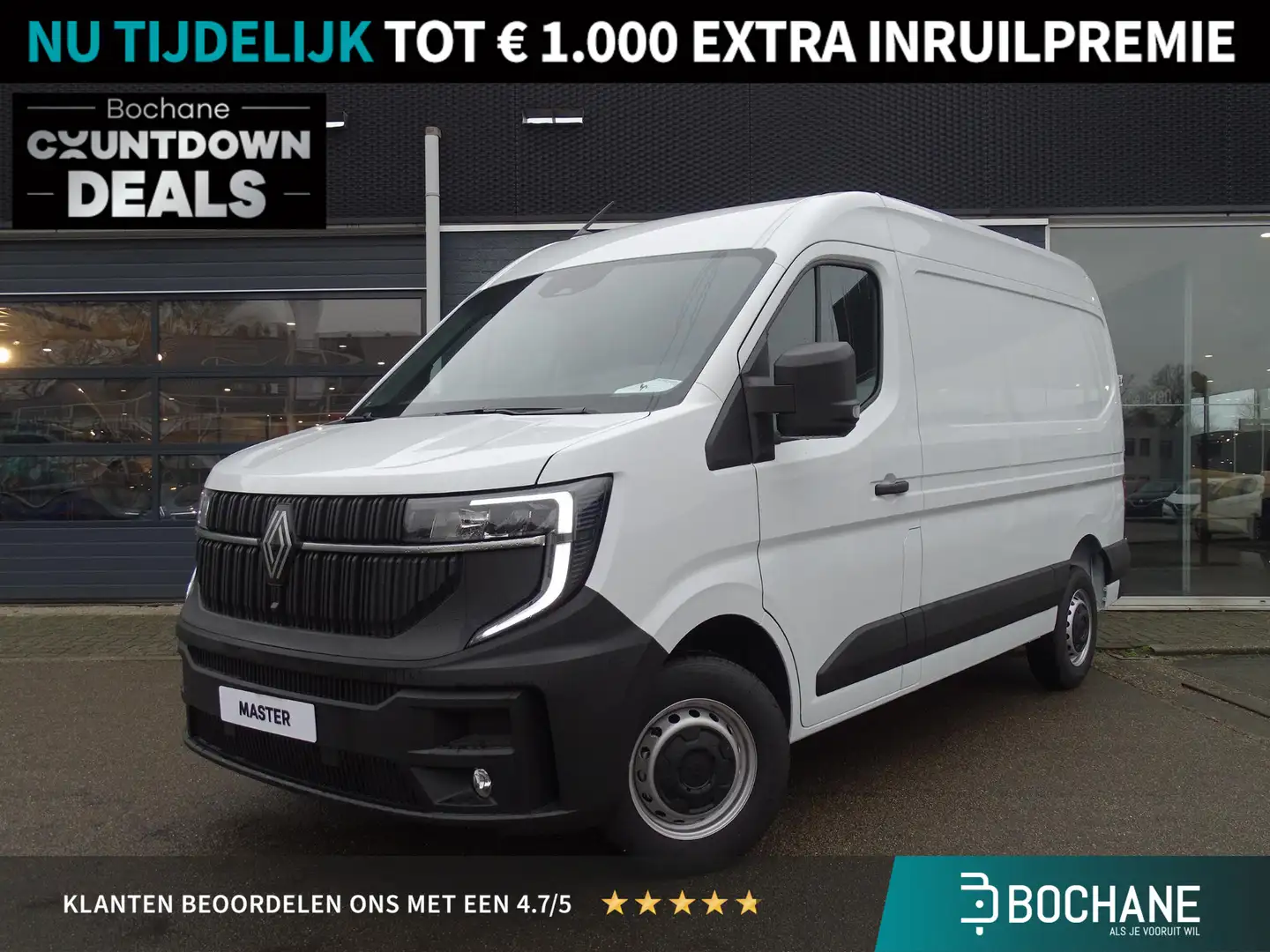 Renault Master T35 2.0 dCi 130 L2H2 Advance TREKHAAK / DRAADLOZE Wit - 1
