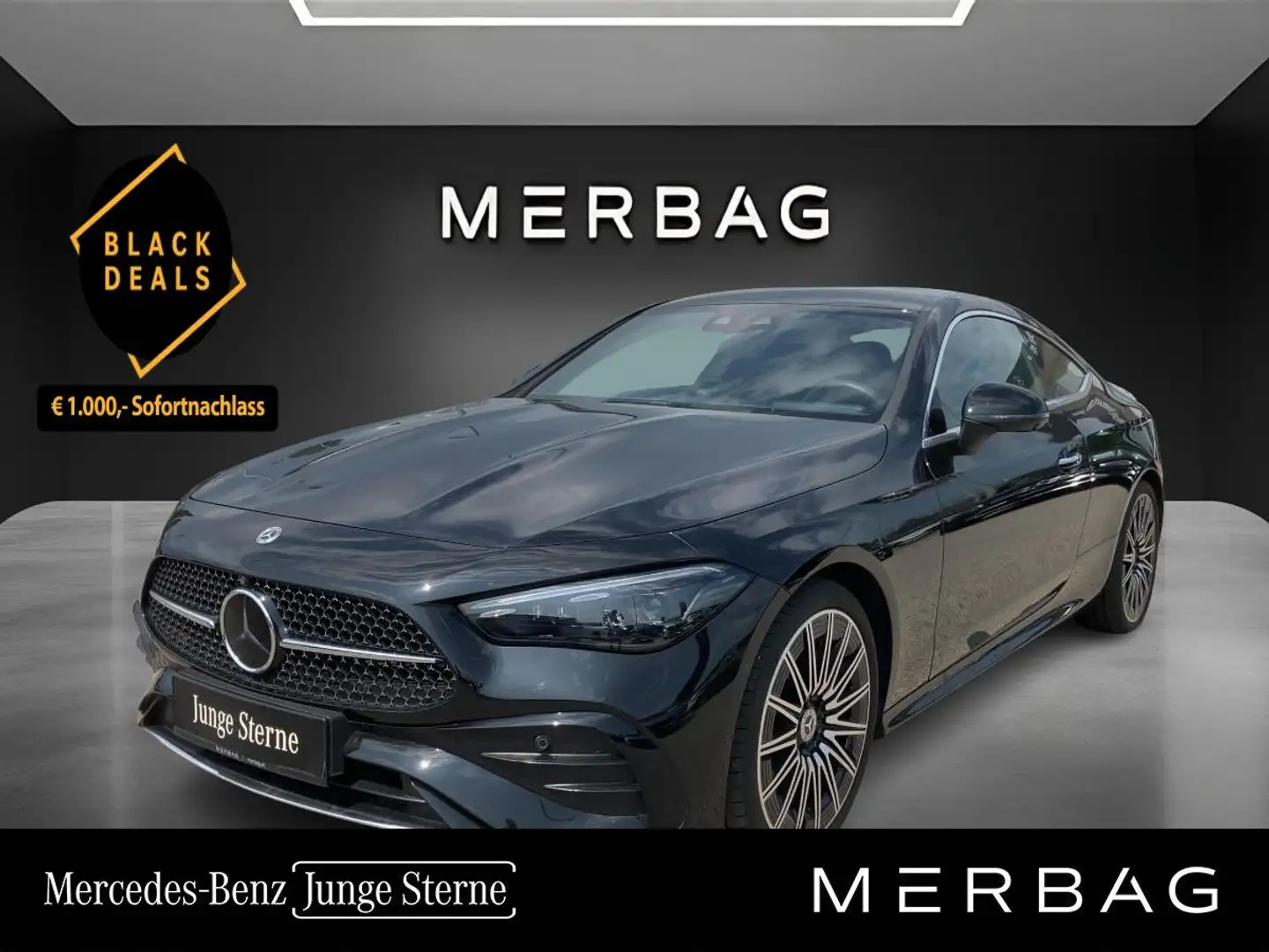 Mercedes-Benz CLE 220 d Coupé AMG Line Schwarz - 1
