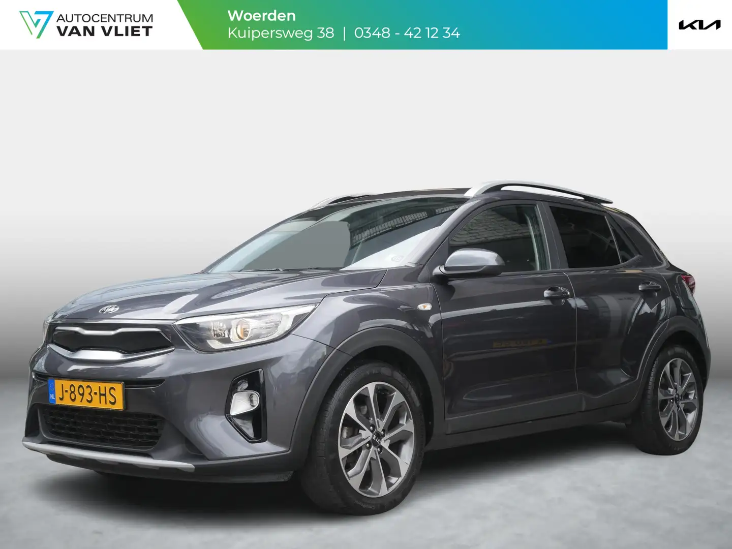 Kia Stonic 1.0 T-GDi Sports Edition | Cruise | Camera | Airco Grijs - 1