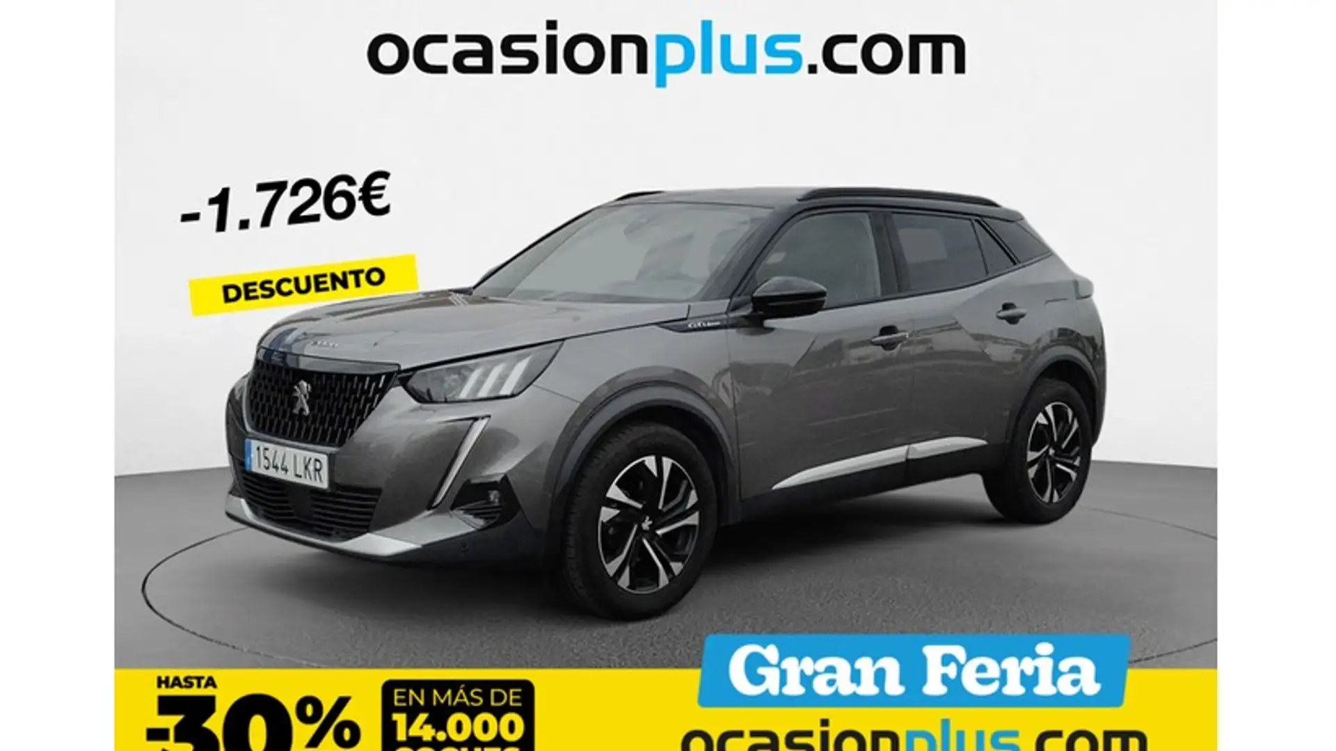 Peugeot 2008 1.5BlueHDi S&S GT Line 100 Gris - 1