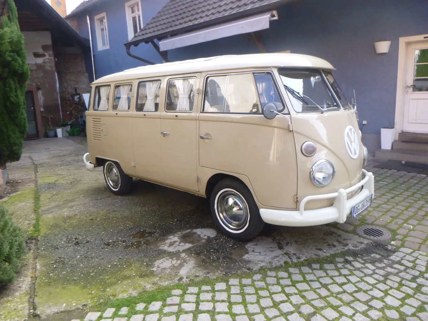 Volkswagen T1 Fensterbus kein Samba mit Faltdach+Rockn Roll Bej - 1