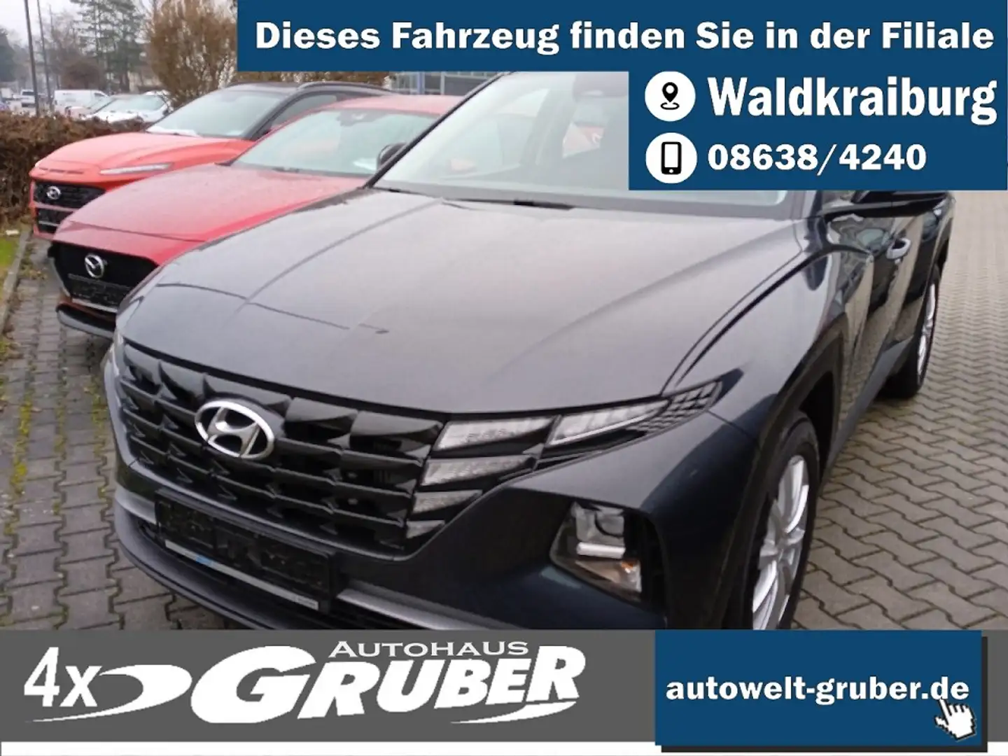 Hyundai TUCSON LED+Kamera+Navi+8fach+AHK Gris - 1