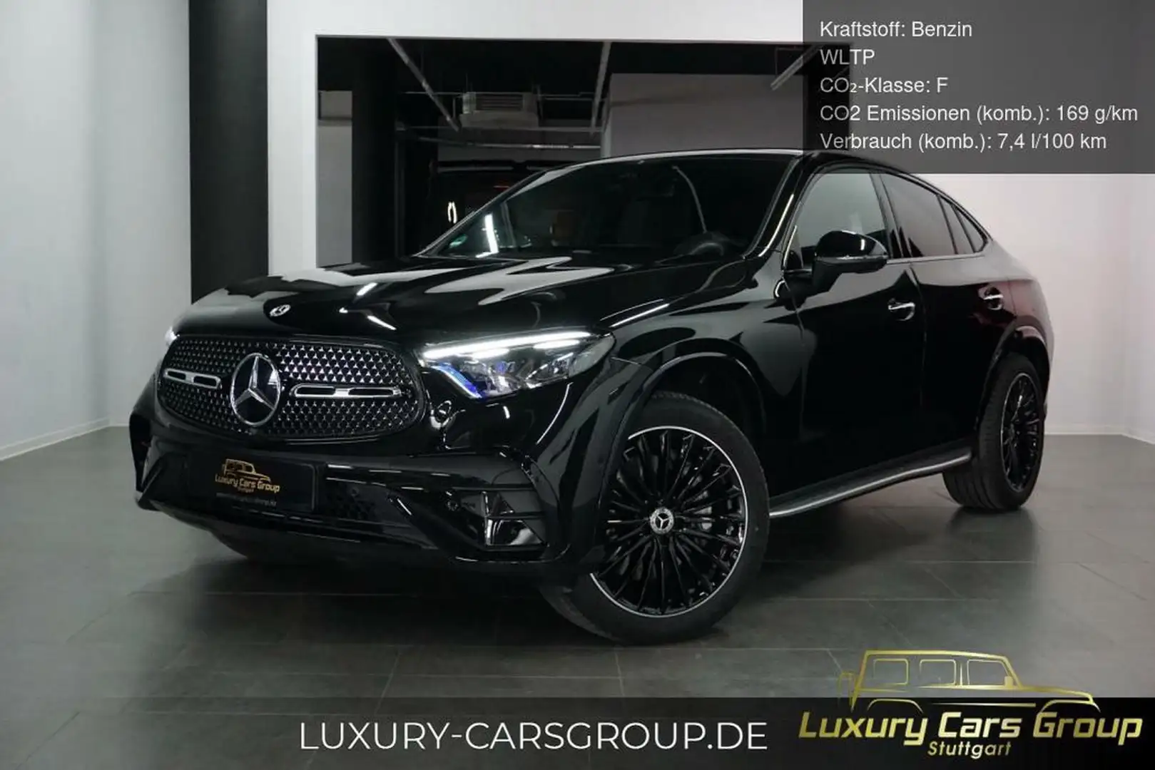 Mercedes-Benz GLC 200 4Matic Pano-Burm-AMG-Night-Digital Schwarz - 1