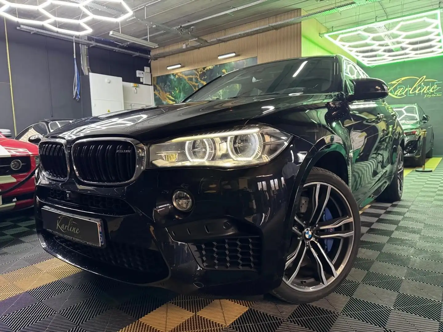 BMW X6 pack M v8 575 cv DKG-8 stage 1 ligne akrapovic I Pack carbon - Camera 360° - FULL FACTURE BMW Beige - 1
