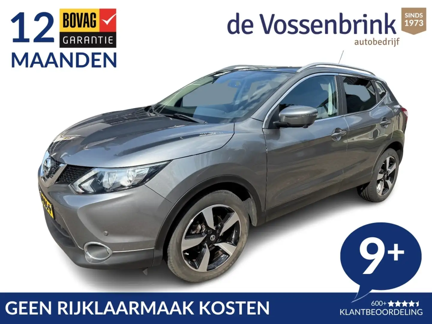 Nissan Qashqai 1.2 N-Connecta Automaat NL-Auto *Geen Afl. kosten* Grijs - 1