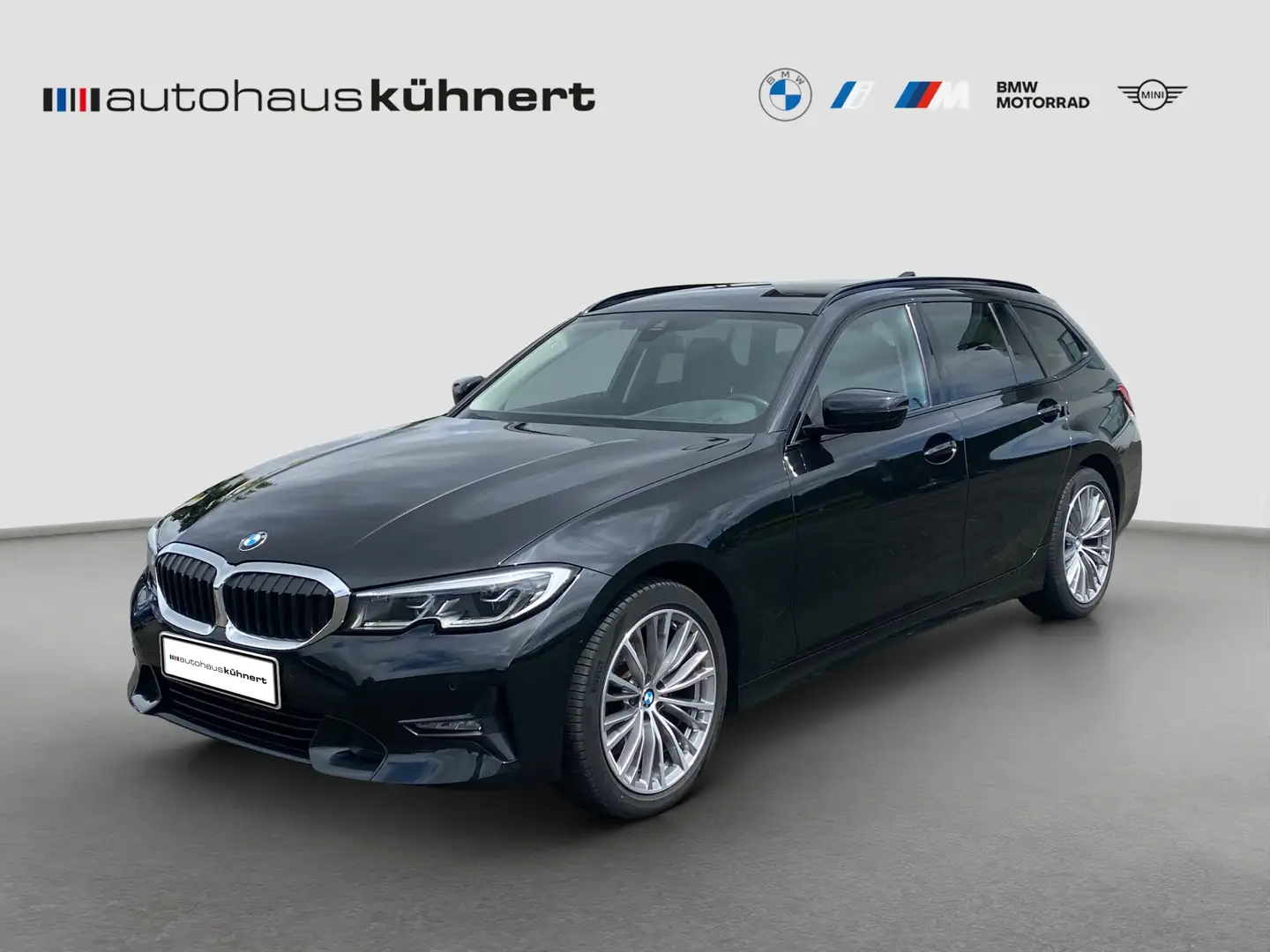 BMW 320 d xDrive Touring Sport Line Laser SpurAss StHzg AH Nero - 1