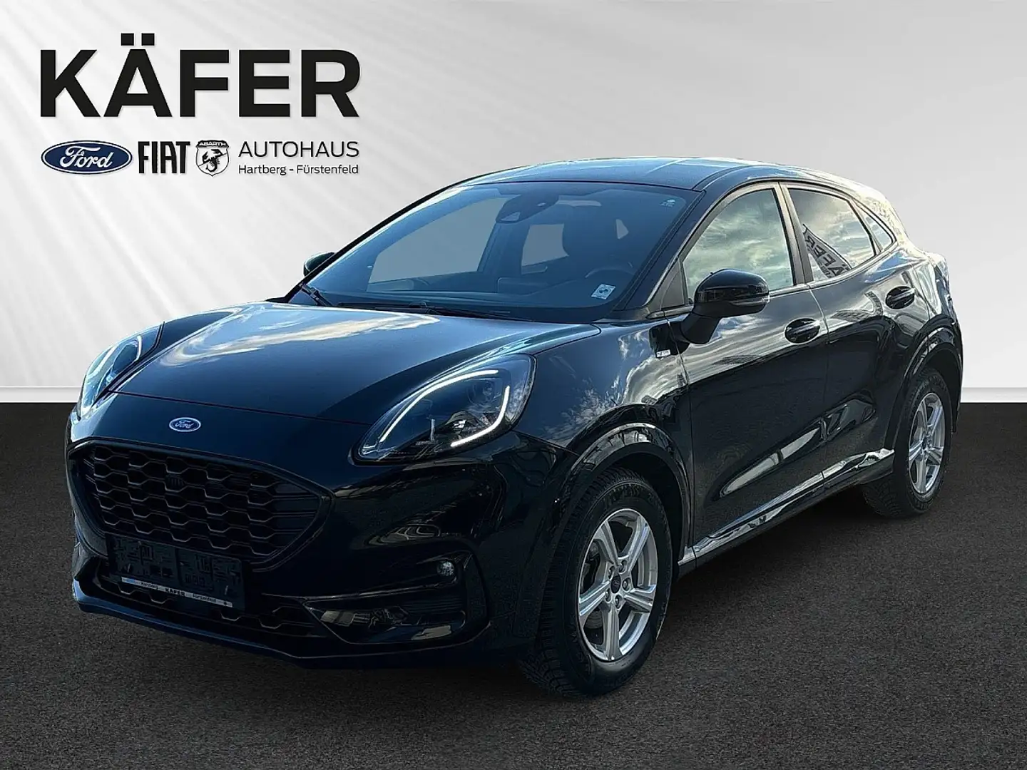 Ford Puma 1,0 EcoBoost Hybrid ST-Line Design Schwarz - 1