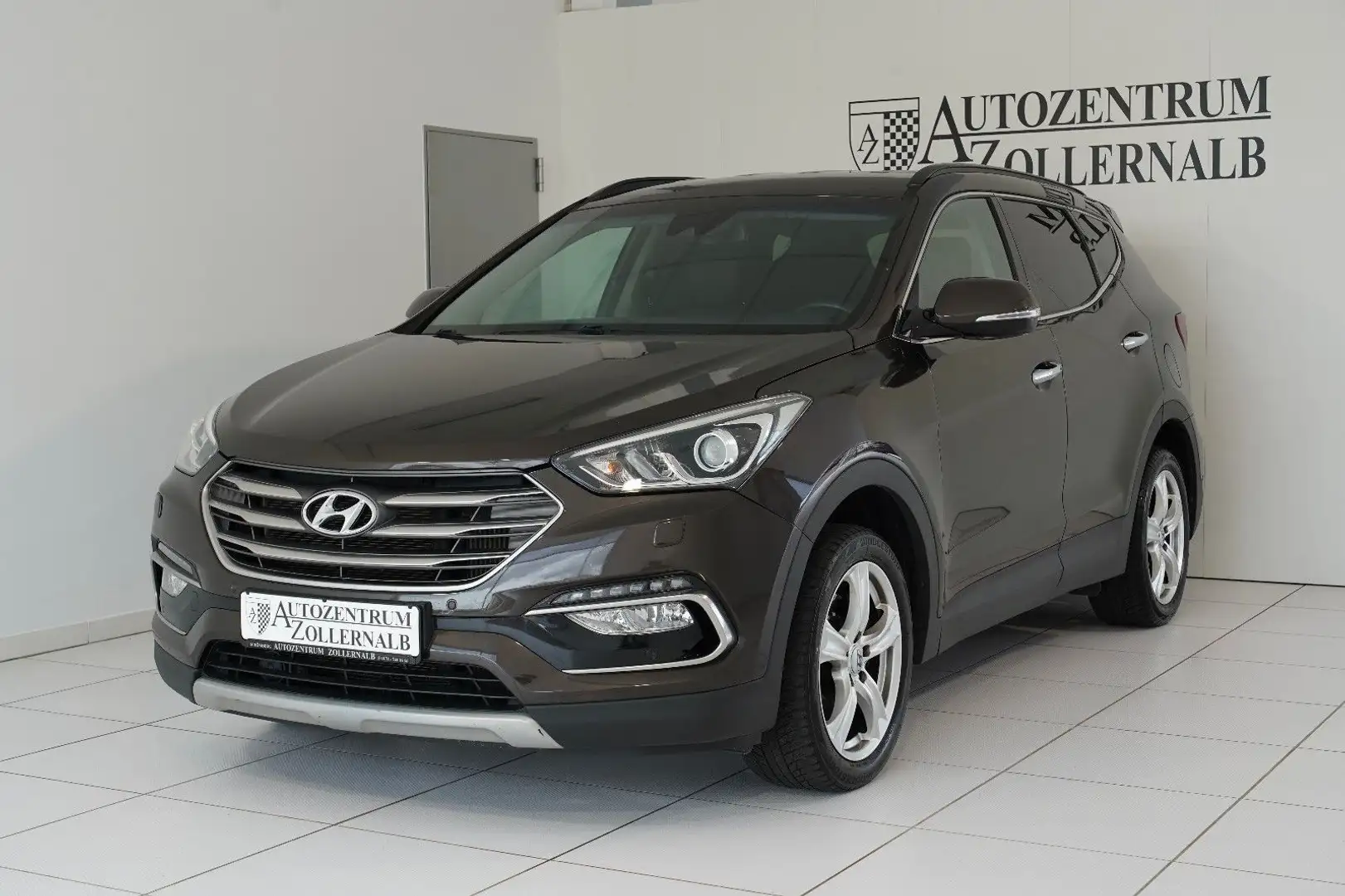 Hyundai SANTA FE blue 2.2 CRDI 4WD Automatik Premium Brun - 2