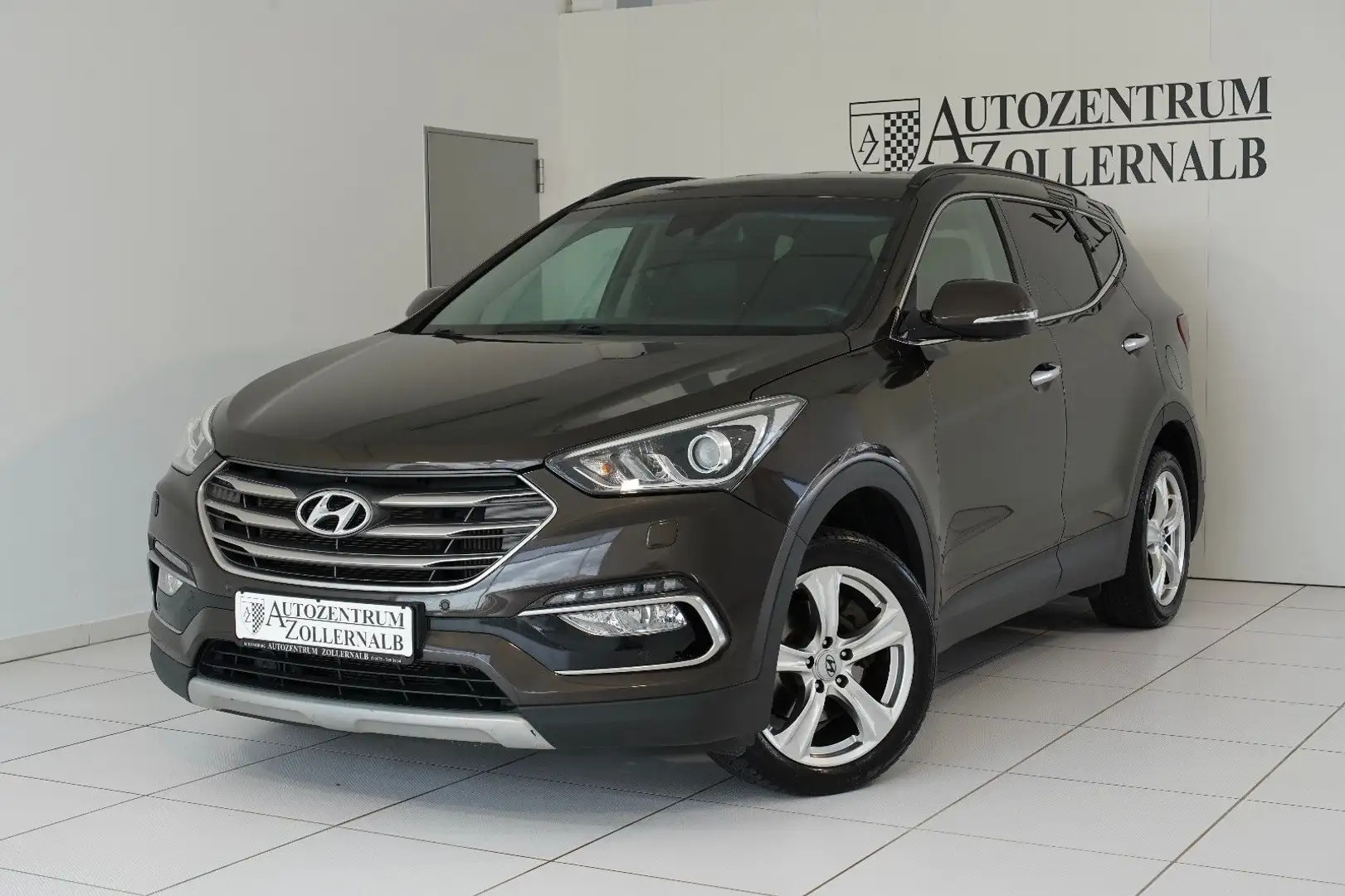 Hyundai SANTA FE blue 2.2 CRDI 4WD Automatik Premium Brun - 1