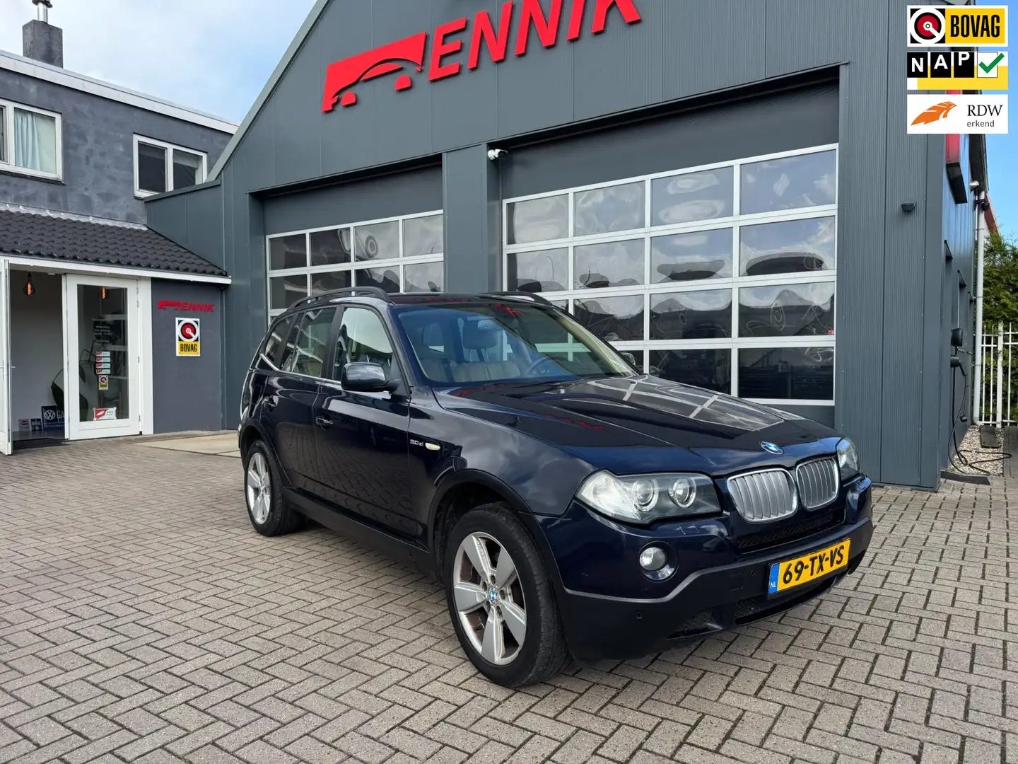 BMW X3 3.0d Executive / Clima / Navi / Trekhaak / Leder . Bleu - 1