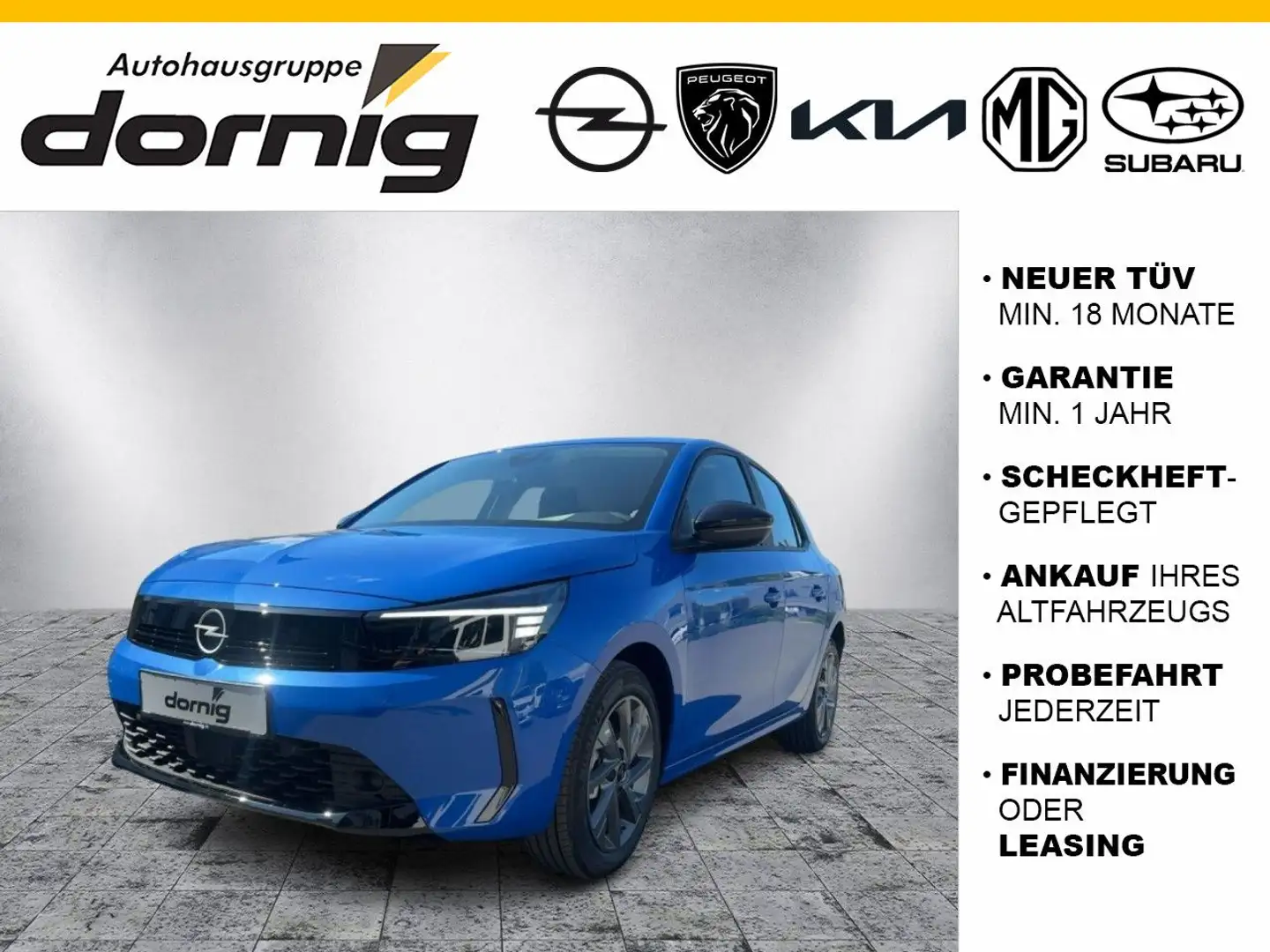 Opel Corsa F Edition LED,SHZ,PDC Bleu - 1