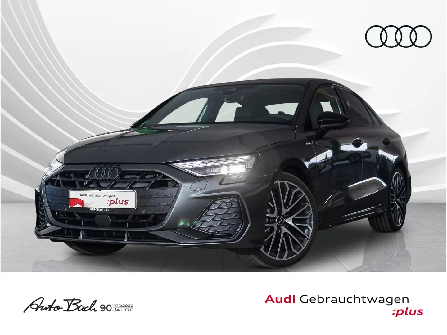 Audi A3 S line 35TDI Stronic Navi LED Panor Grau - 1