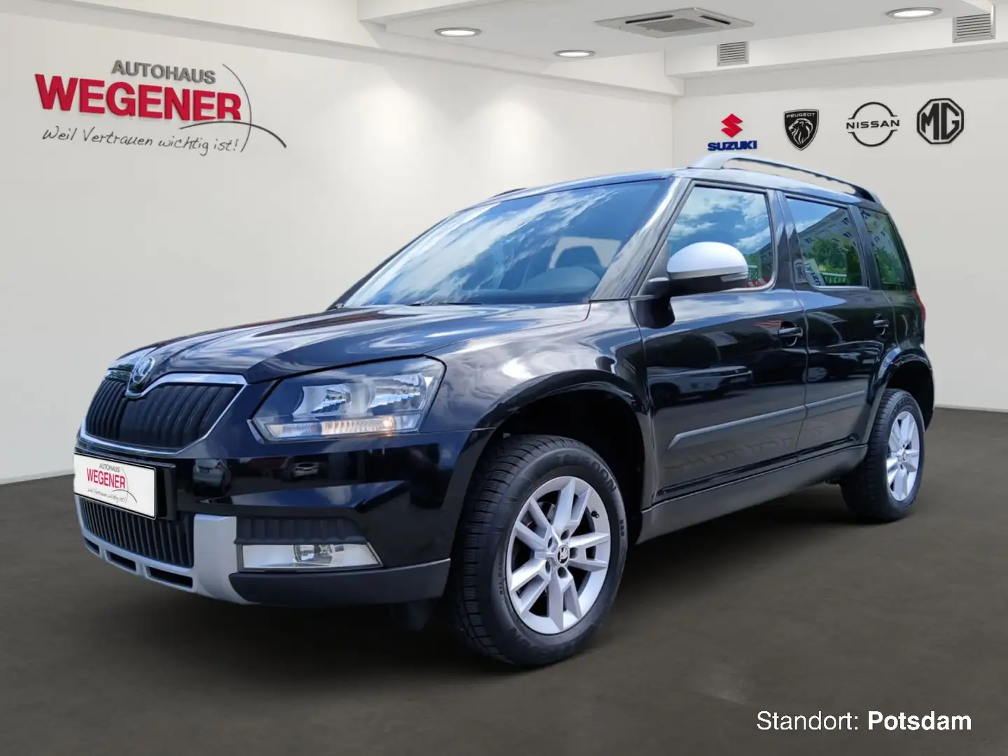 Skoda Yeti YETI TSI 1.2 Klima Sitzheizung Tempomat Einpark. Schwarz - 1