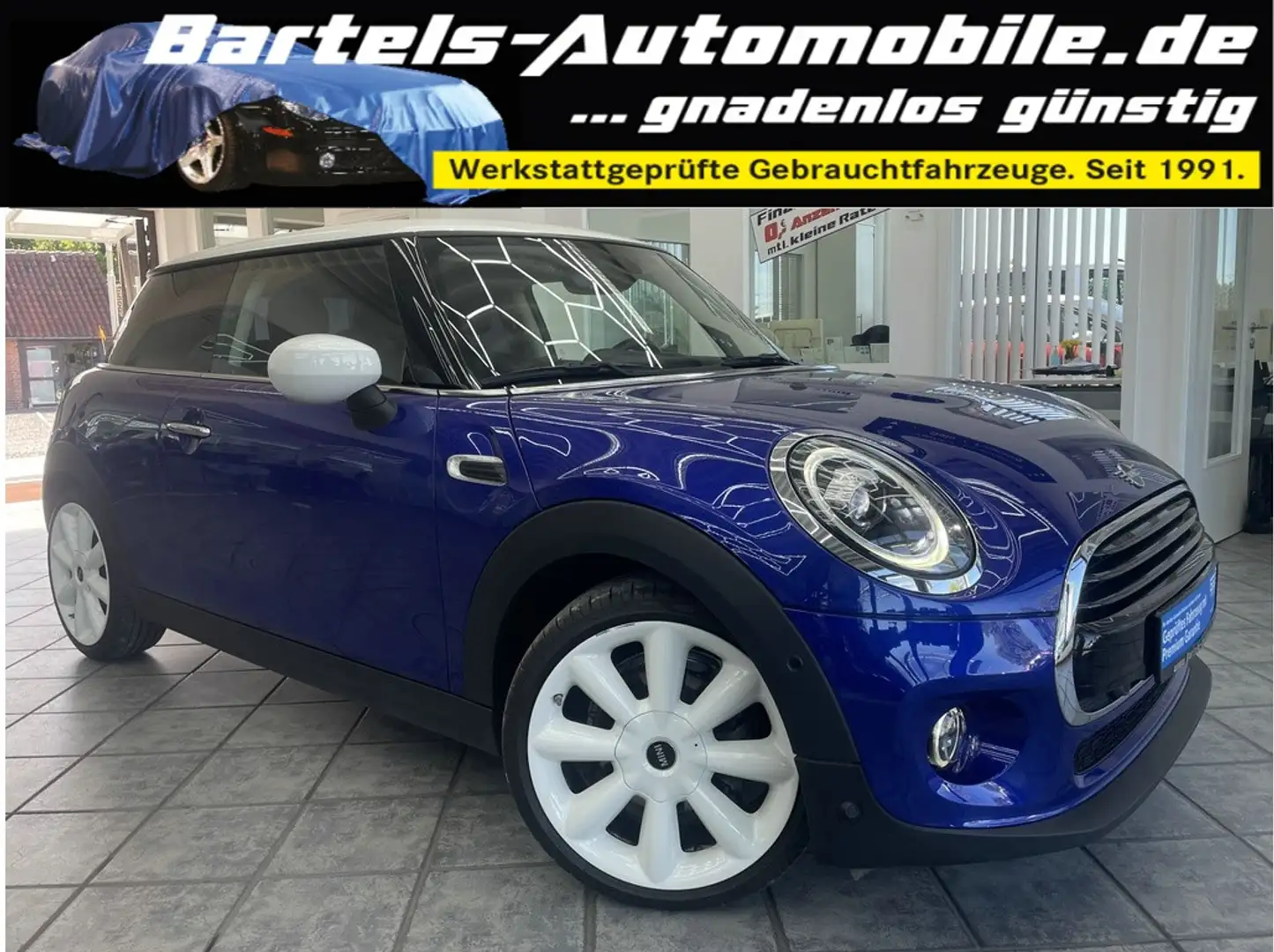MINI Cooper 1.5 Pepper, LED, Navi, Klima, Sitzheiz. Blau - 1