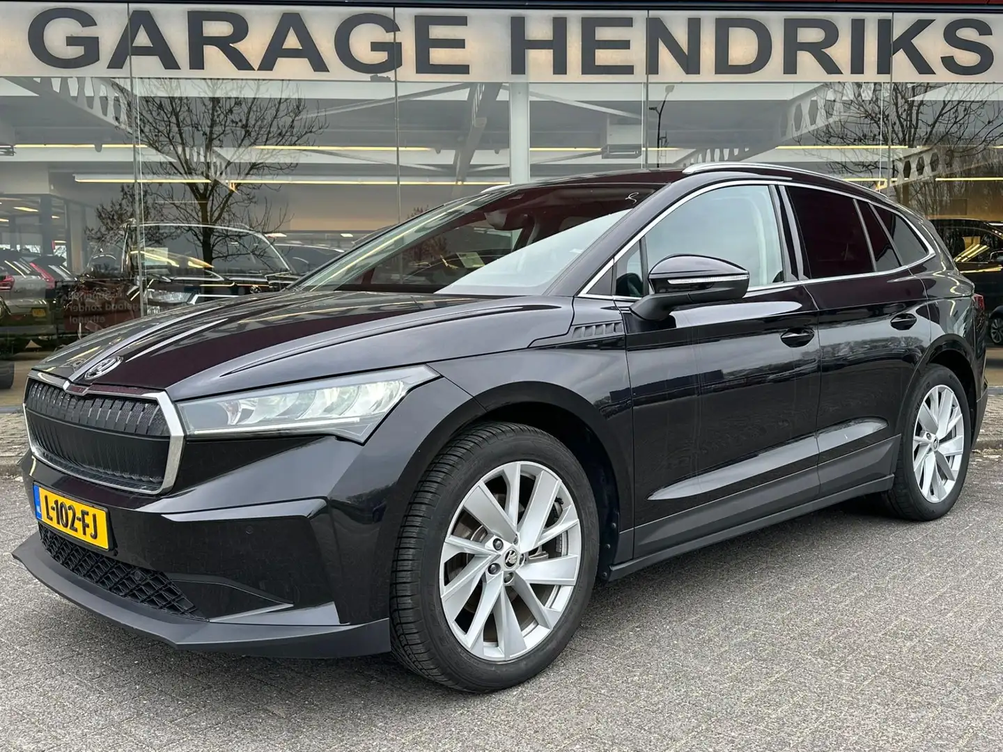Skoda Enyaq iV 60 | SOH: 93,3% | Leder | 180 PK | Carplay, And Schwarz - 1