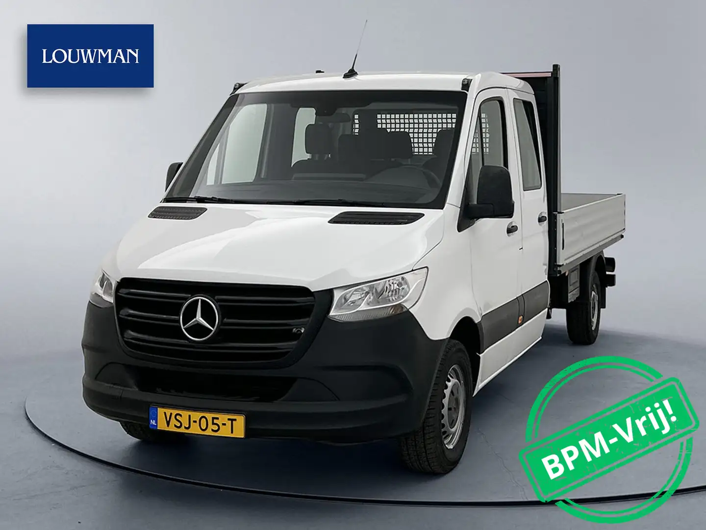 Mercedes-Benz Sprinter 314 2.2 CDI L3 DC Open Laadbak Dubbele Cabine 3500 Wit - 1
