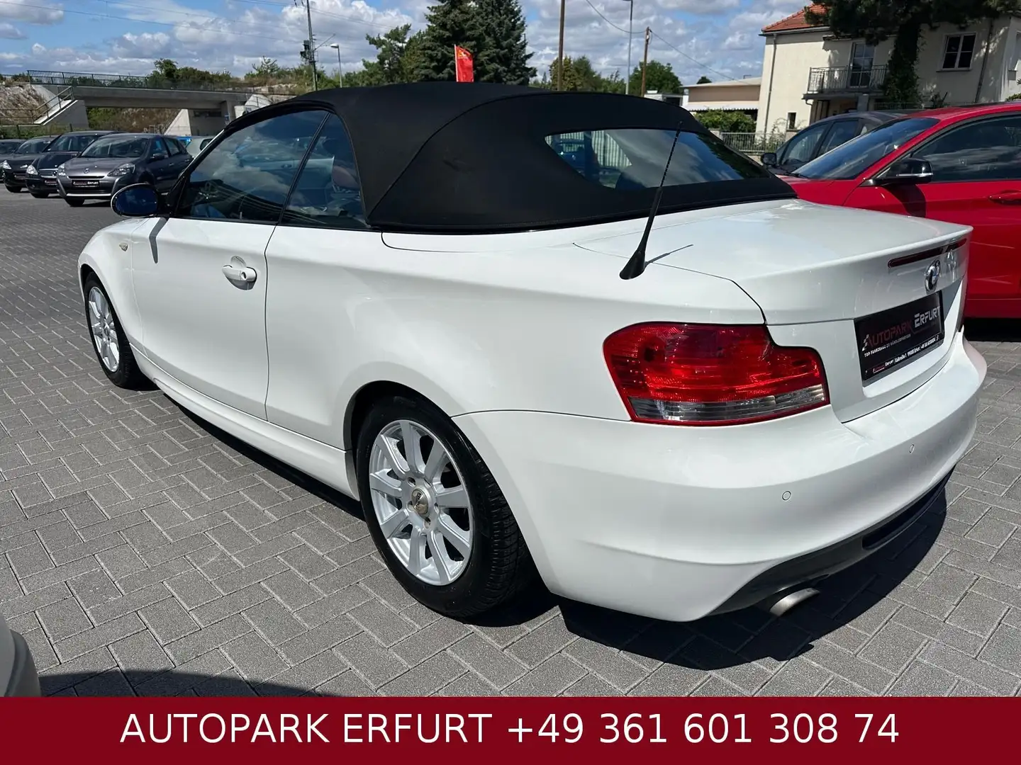 BMW 120 1 Cabrio 120i M-Packet*Leder*Navi*Phone*Temp Alb - 2