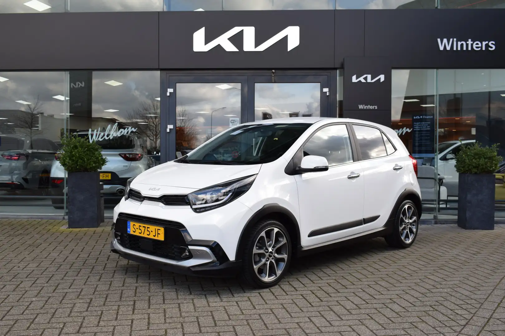 Kia Picanto 1.0 T-GDi/100pk X-Line 5-Drs 5-Zits | Navigatie | Wit - 1