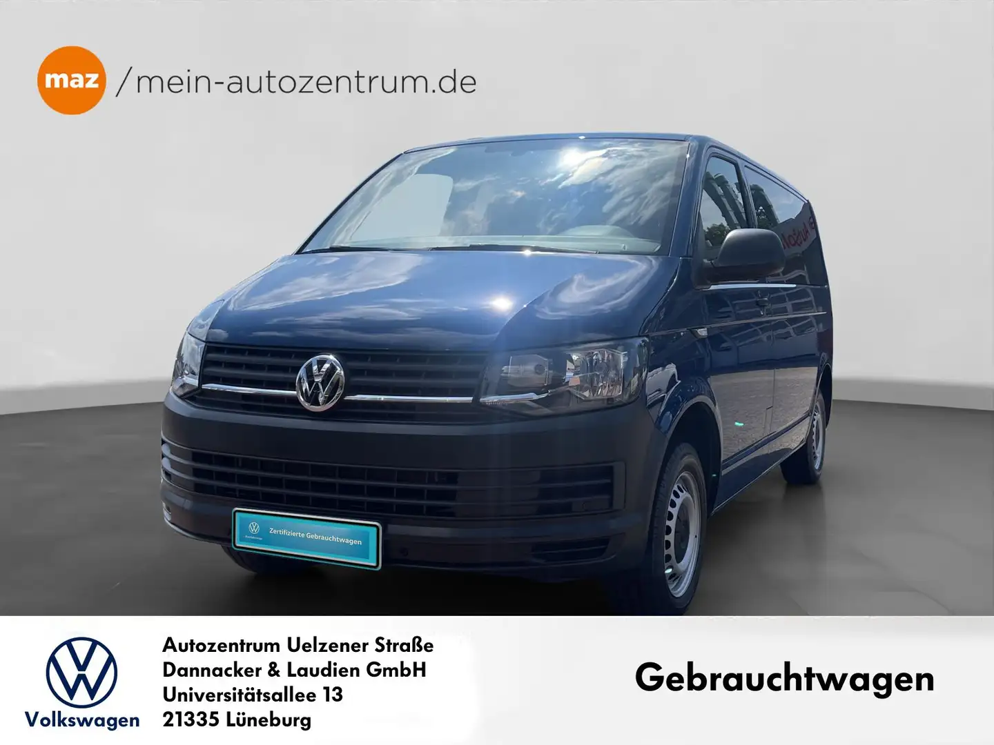 Volkswagen T6 Transporter Kombi 2.0 TDI Eco Profi 9-Sitze Nav Blauw - 1
